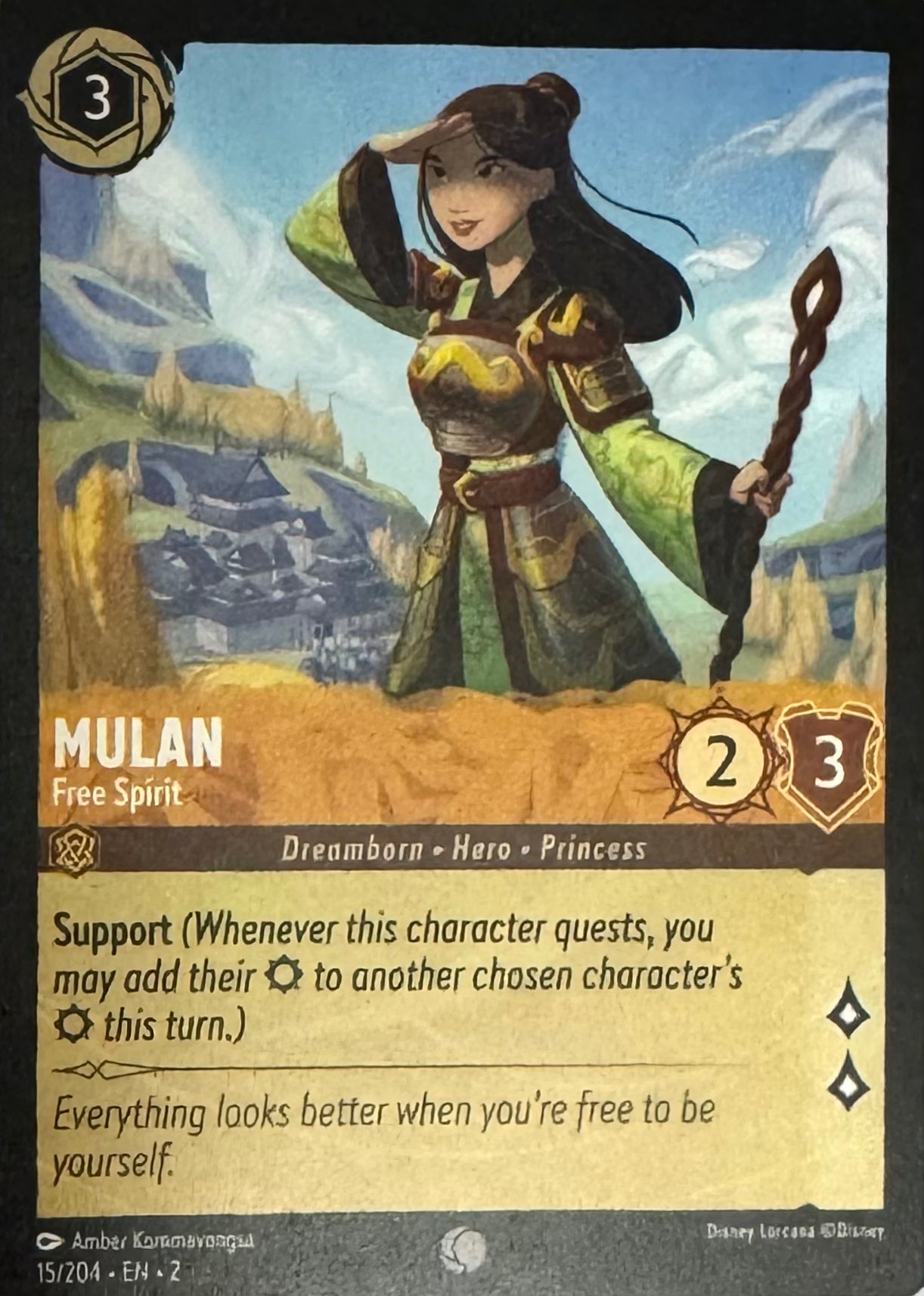 Disney Lorcana Mulan 15/204