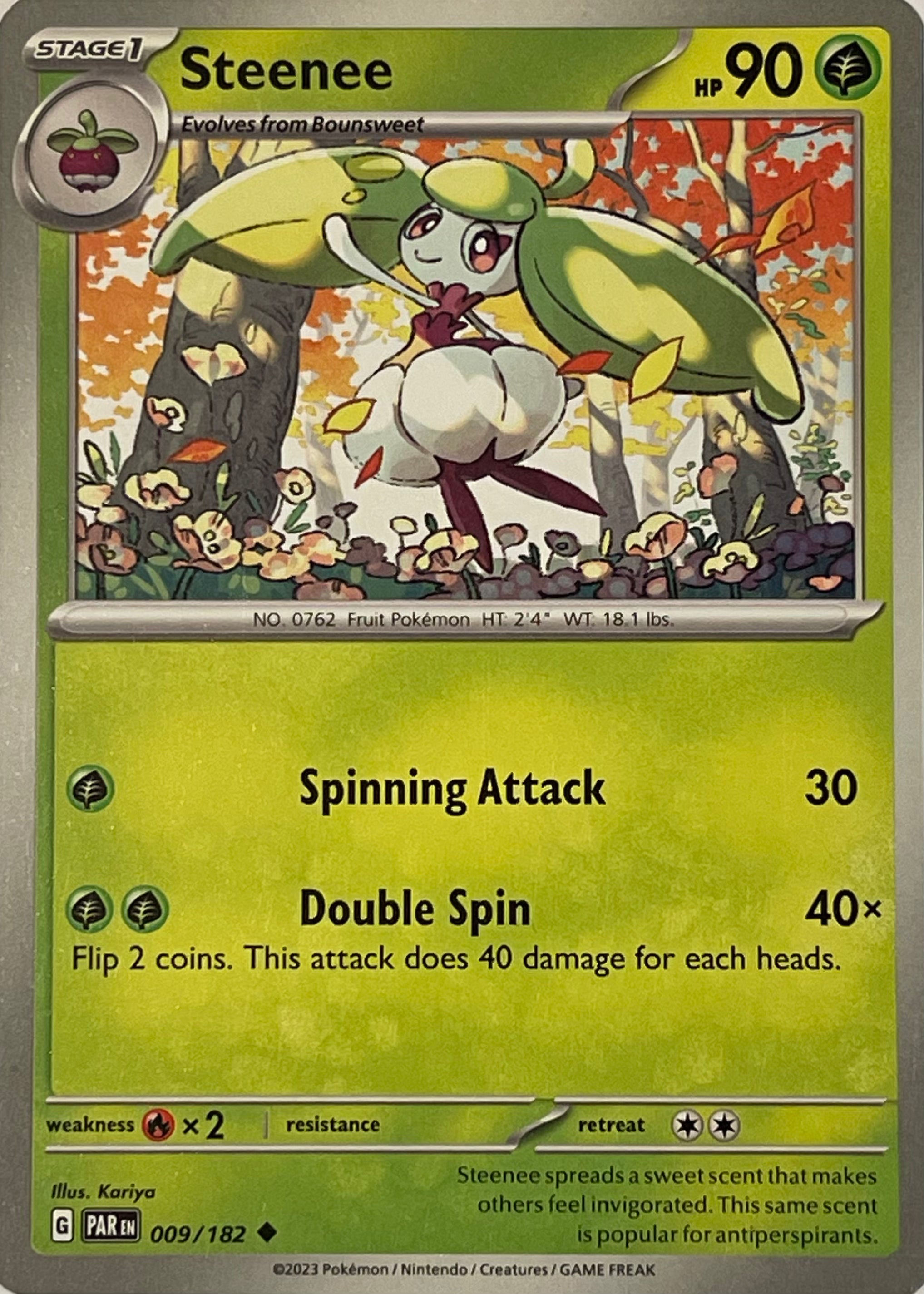 Pokemon Tcg Steenee 009/182