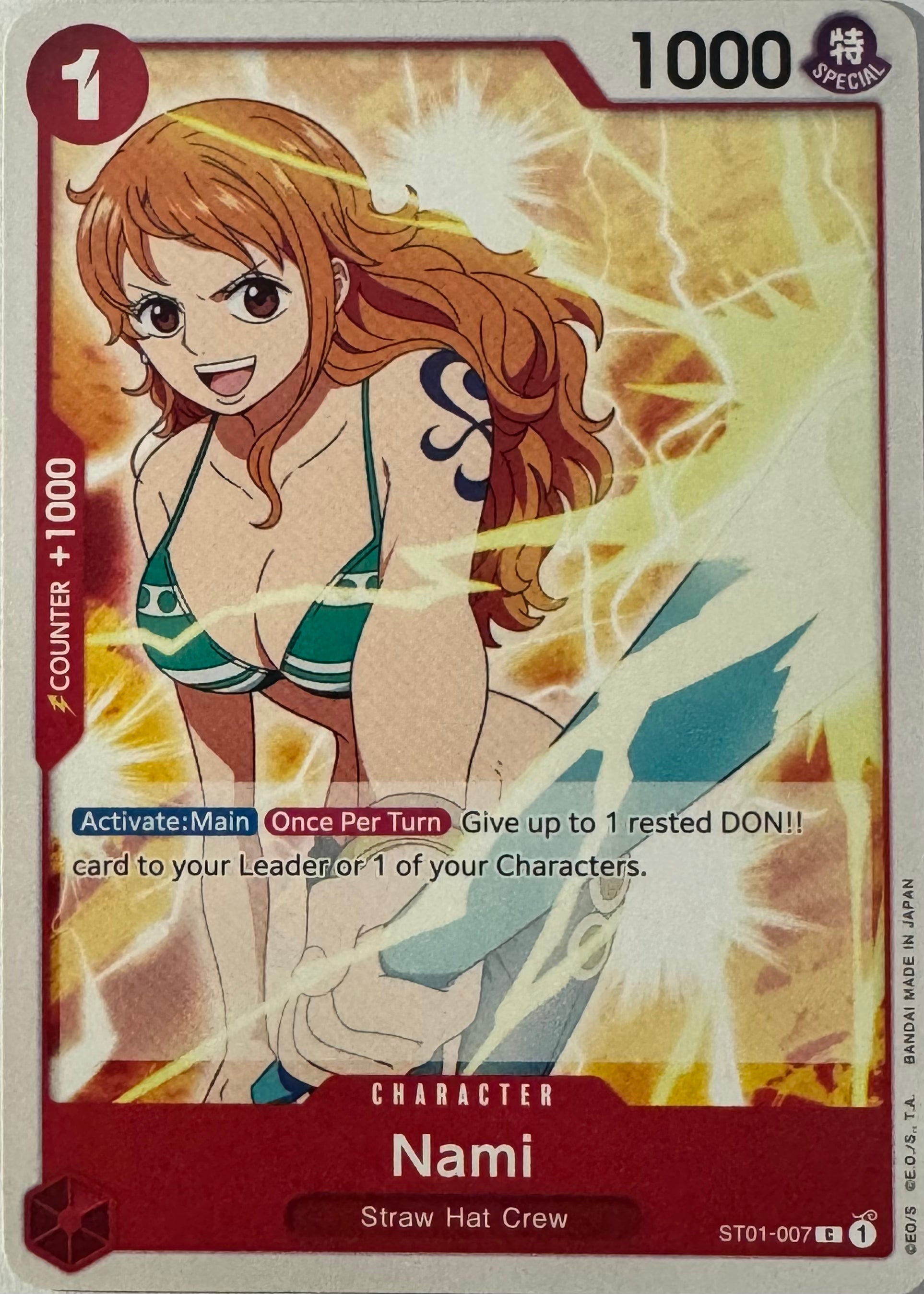 One Piece Tcg Nami St01-007