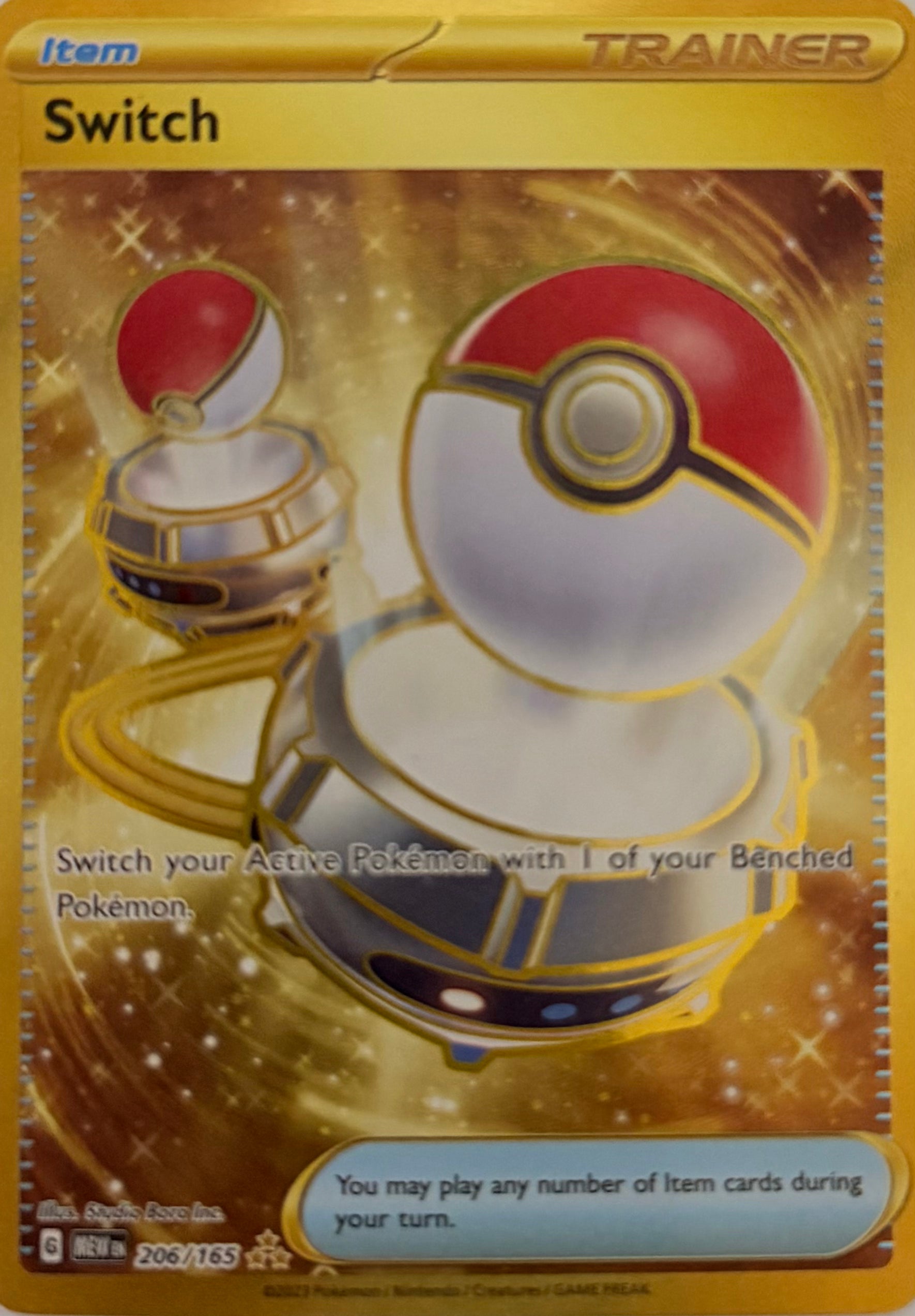 Pokemon Tcg Switch 206/165