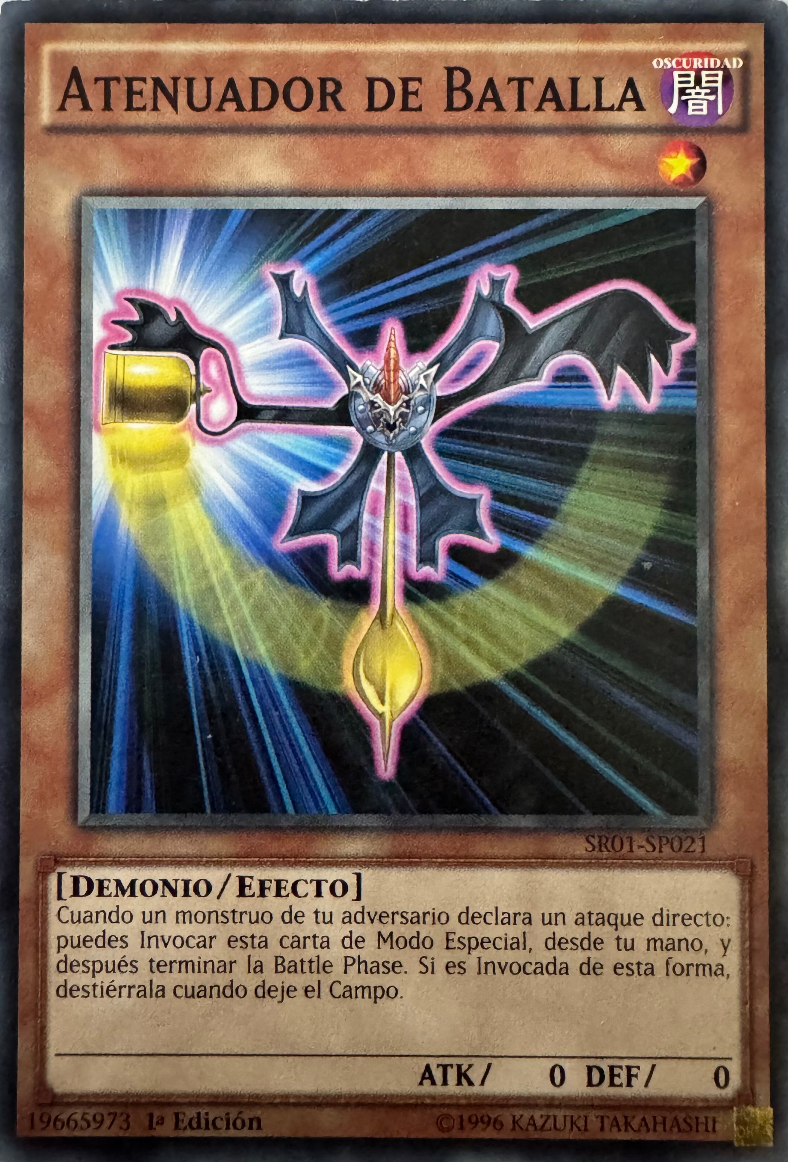 Yugioh! Atenuador De Batalla Sr01-sp021 1a Edición