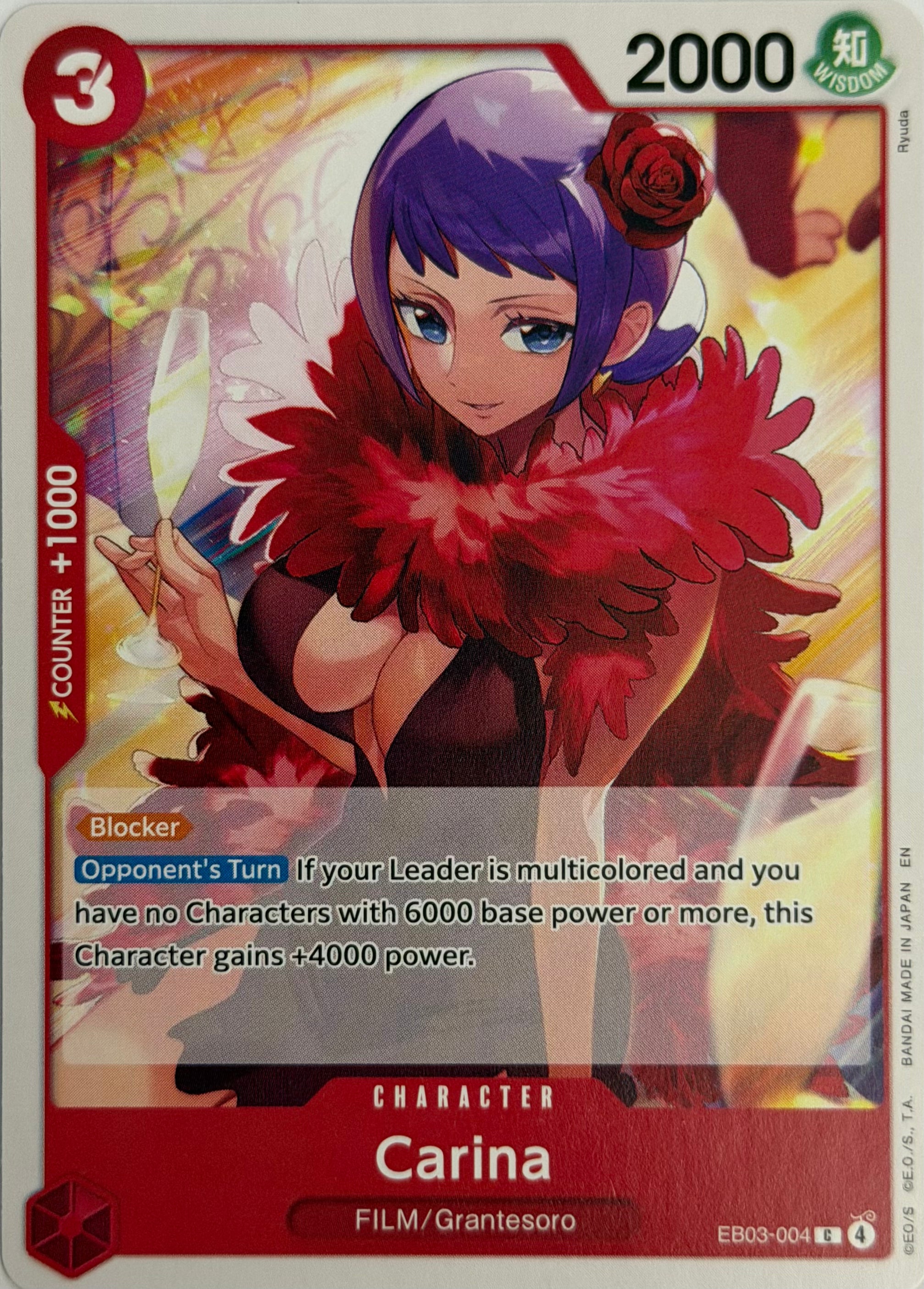 One Piece Tcg Carina EB03-004