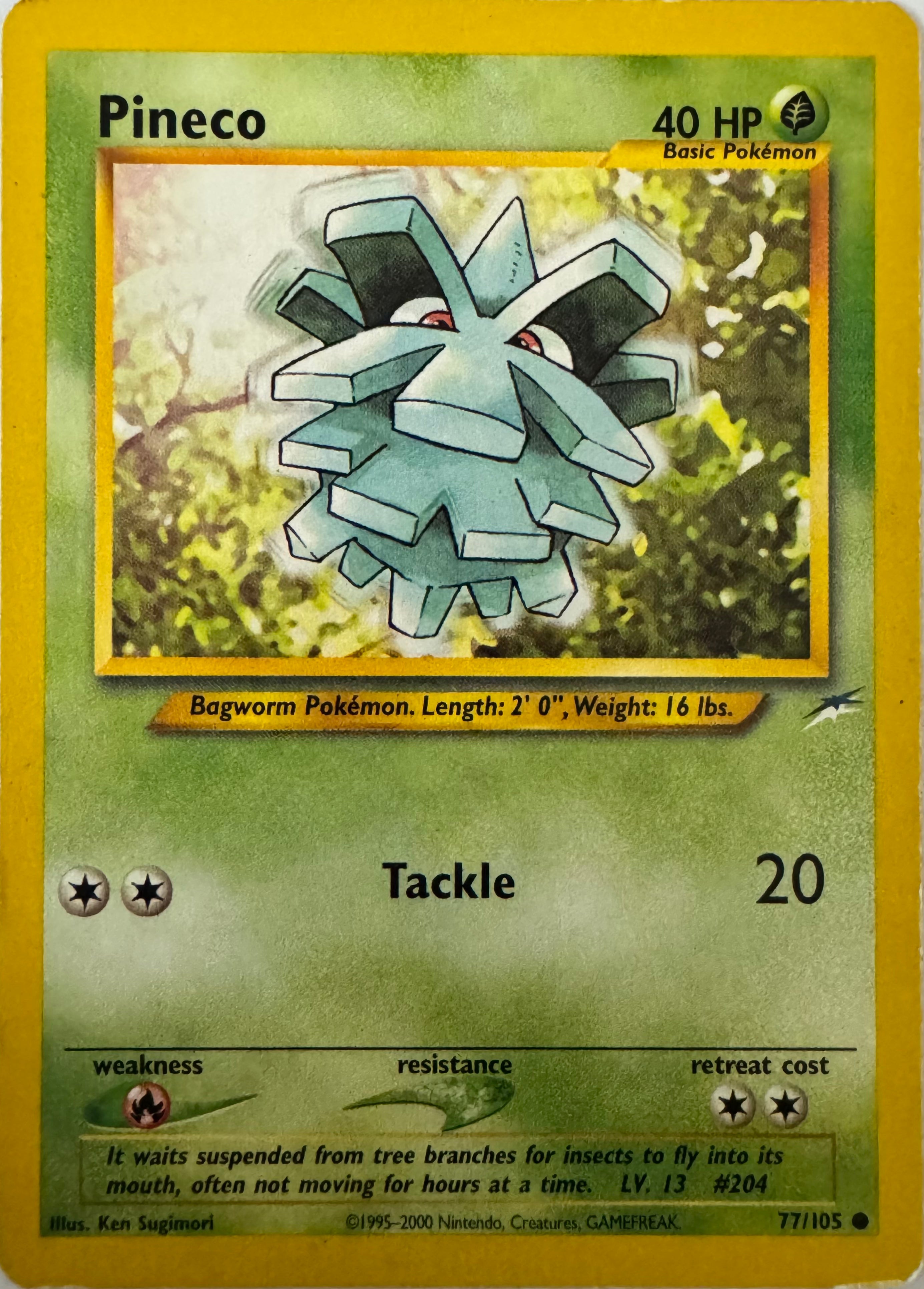 Pokemon Tcg Pineco 77/105