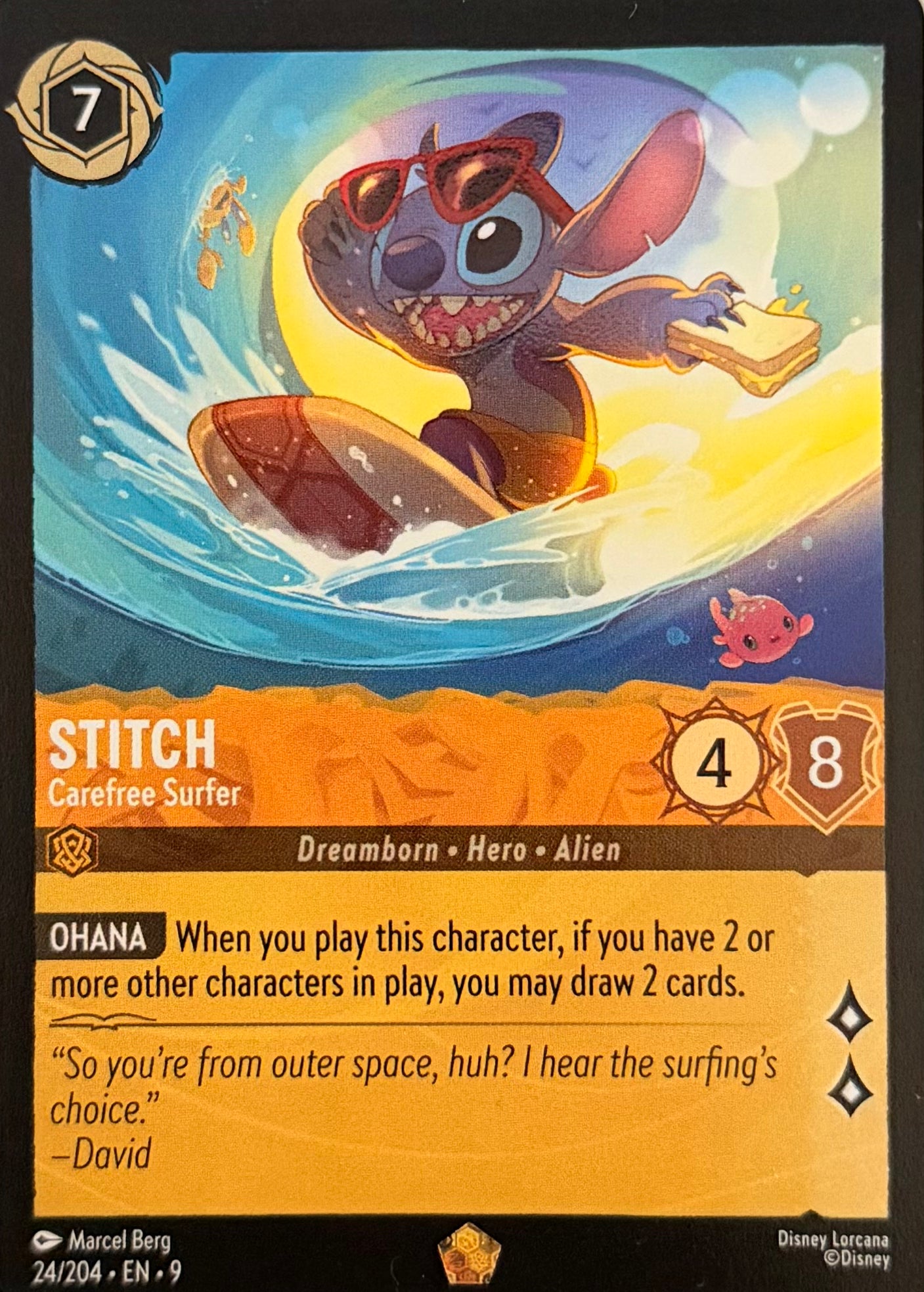 Disney Lorcana Stitch 24/204 Legendary