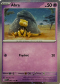 Pokemon Tcg Abra 063/165 Holo Cosmos