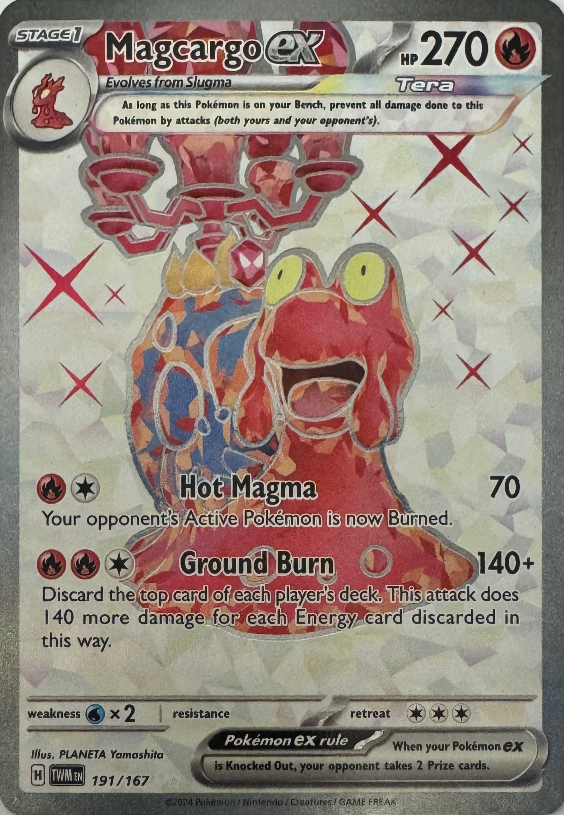Pokemon Tcg Magcargo Ex 191/167