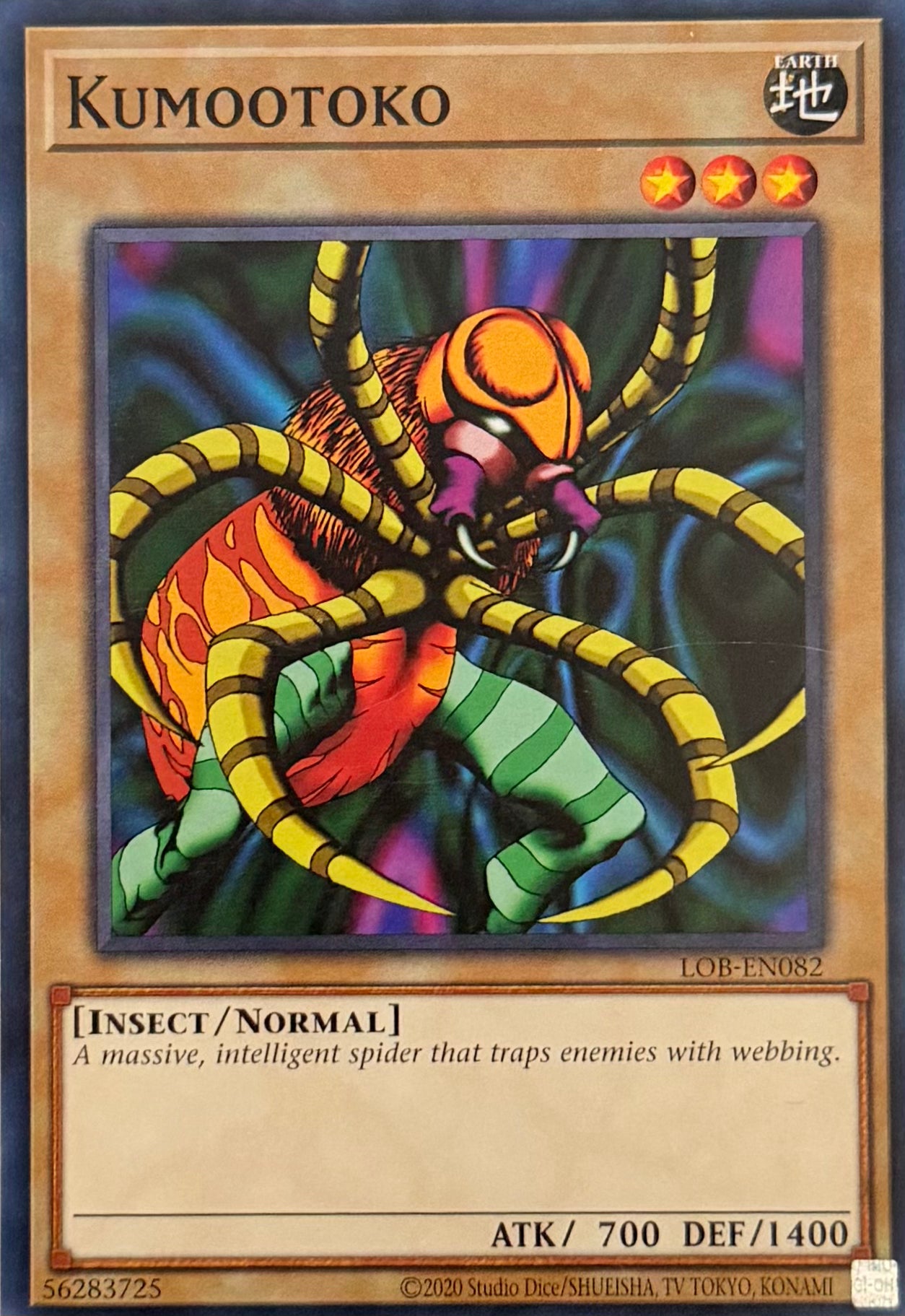 Yugioh! Kumootoko LOB-EN082