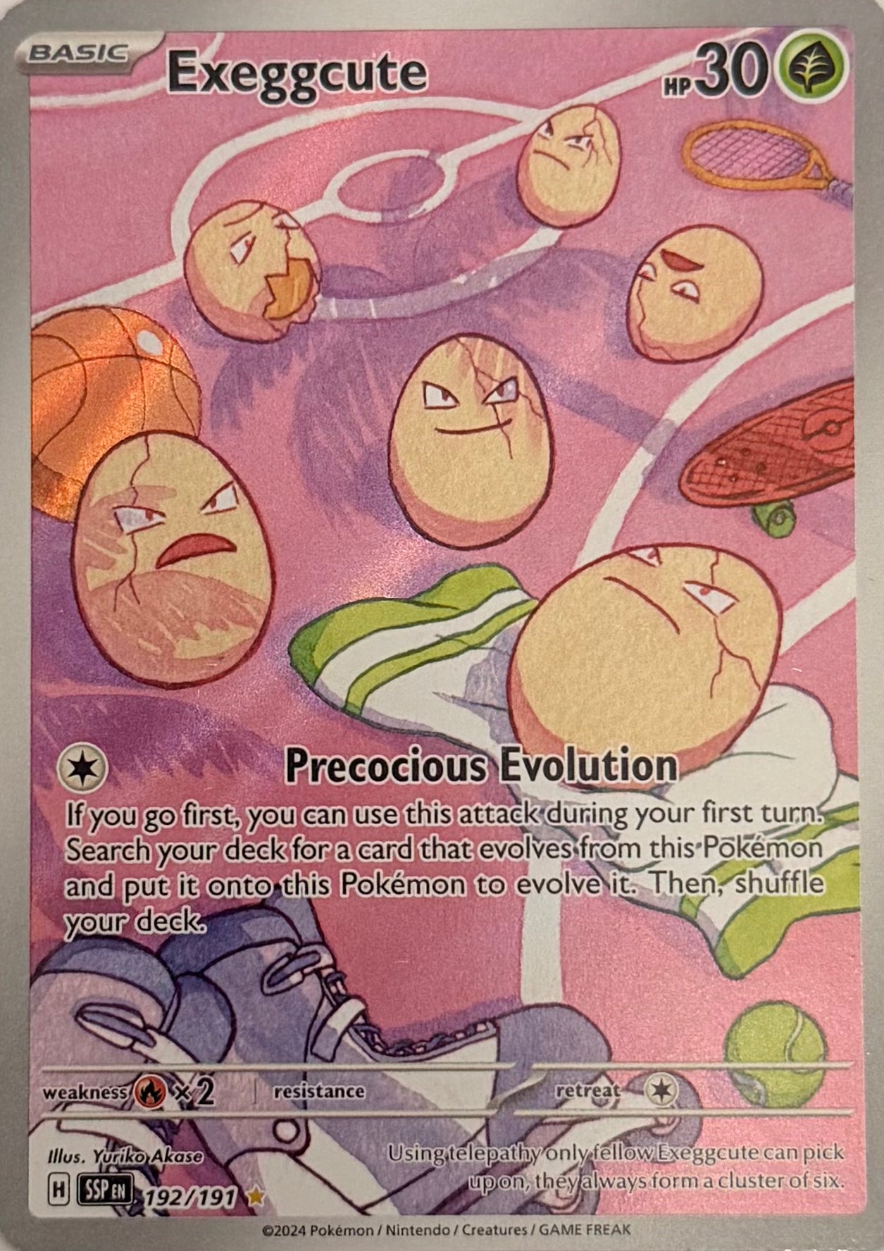 Pokemon Tcg Exeggcute 192/191