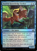 Magic Dutiful Knowledge Seeker 0092 Foil