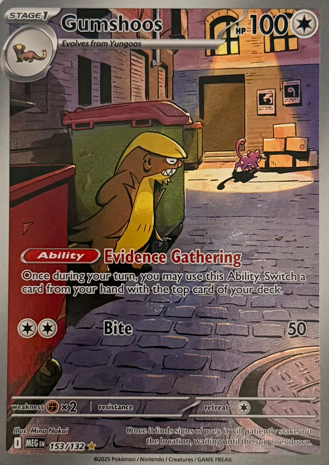 Pokemon Tcg Gumshoos 153/132