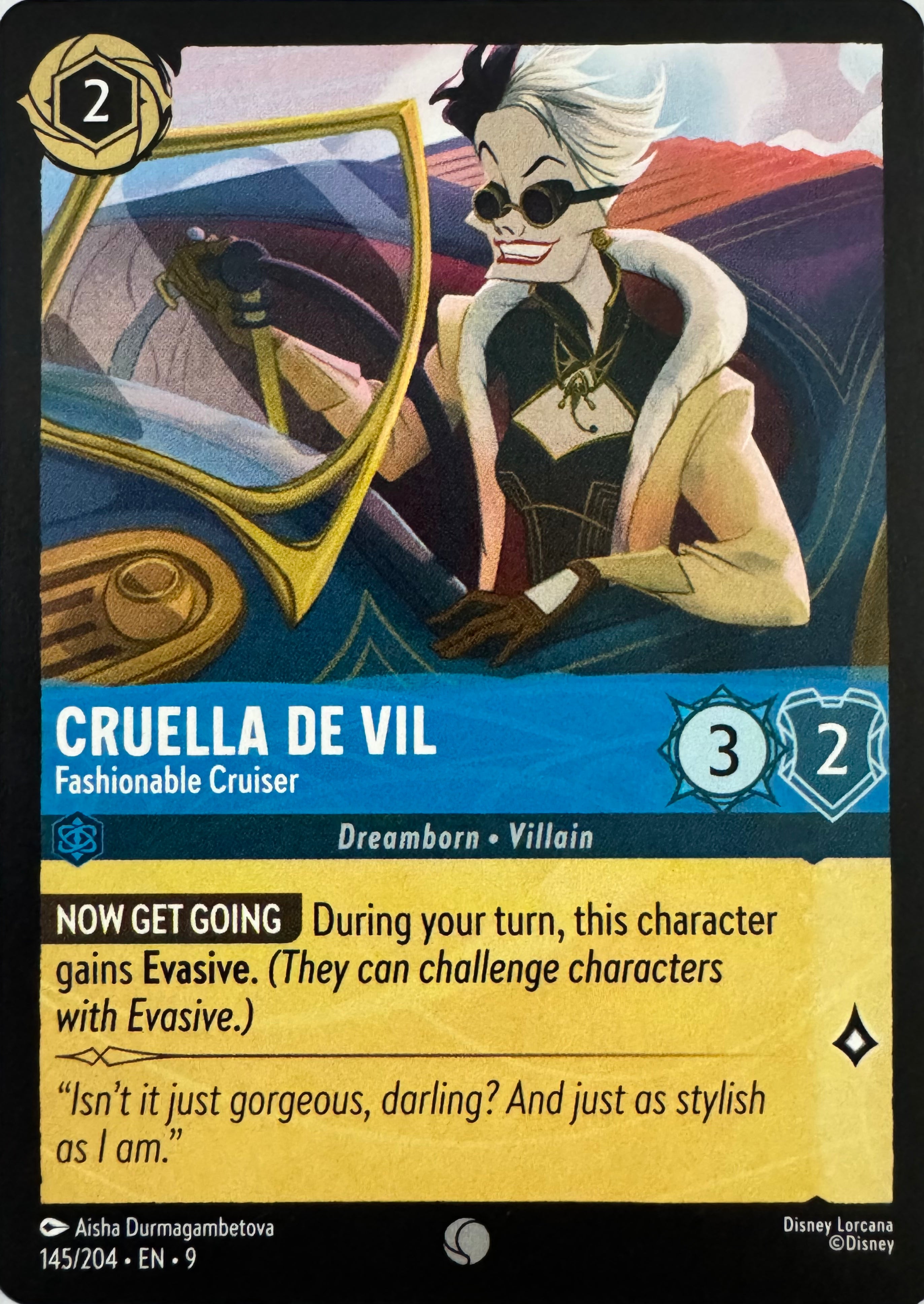 Disney Lorcana Cruella De Vil 145/204