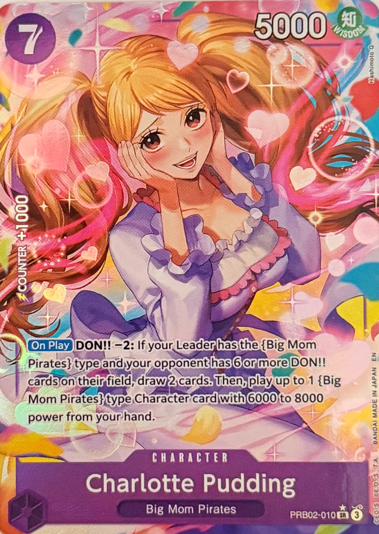 One Piece Tcg Charlotte Pudding PRB02-010