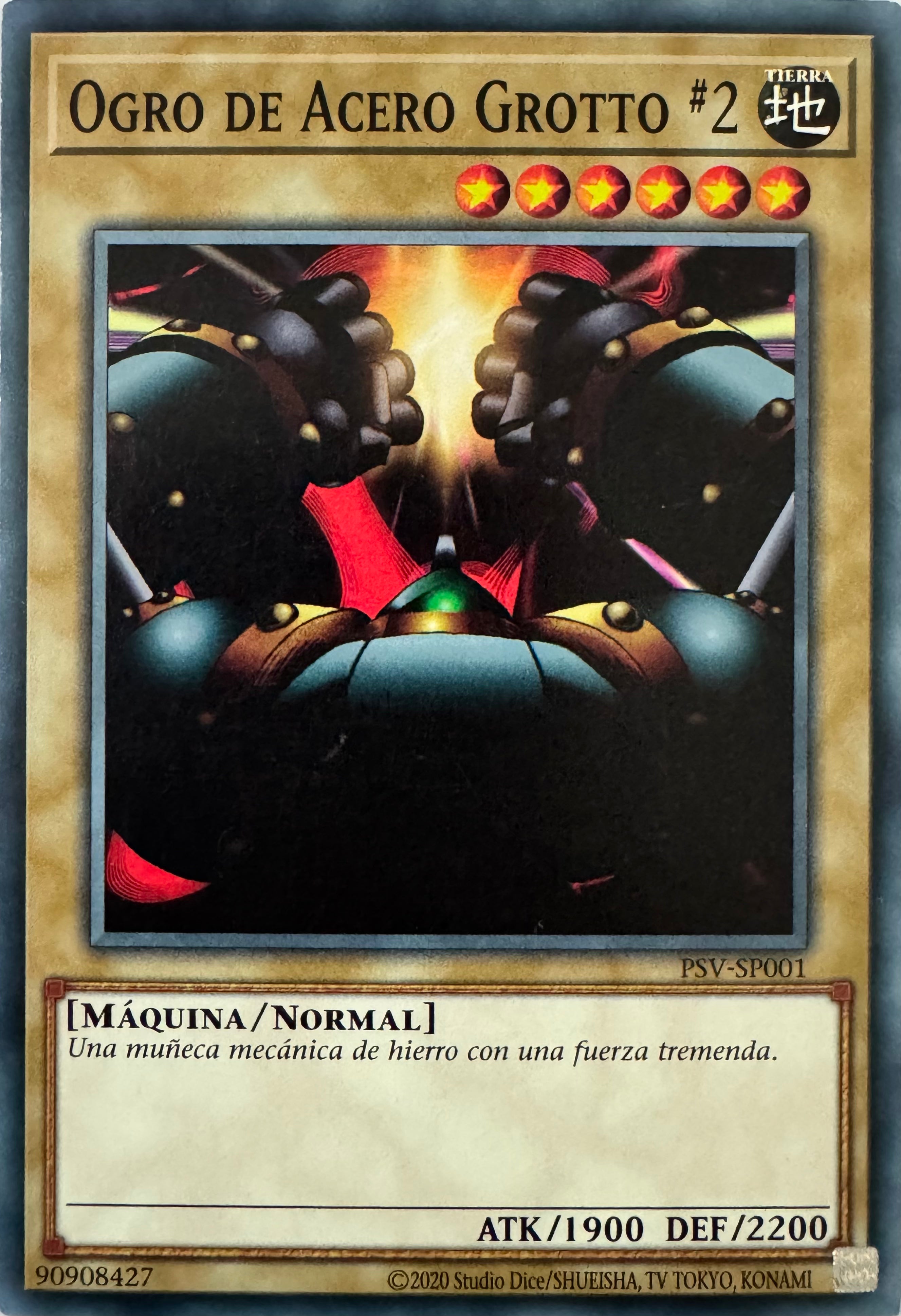 Yugioh! Ogro De Acero Grotto #2 Psv-sp001