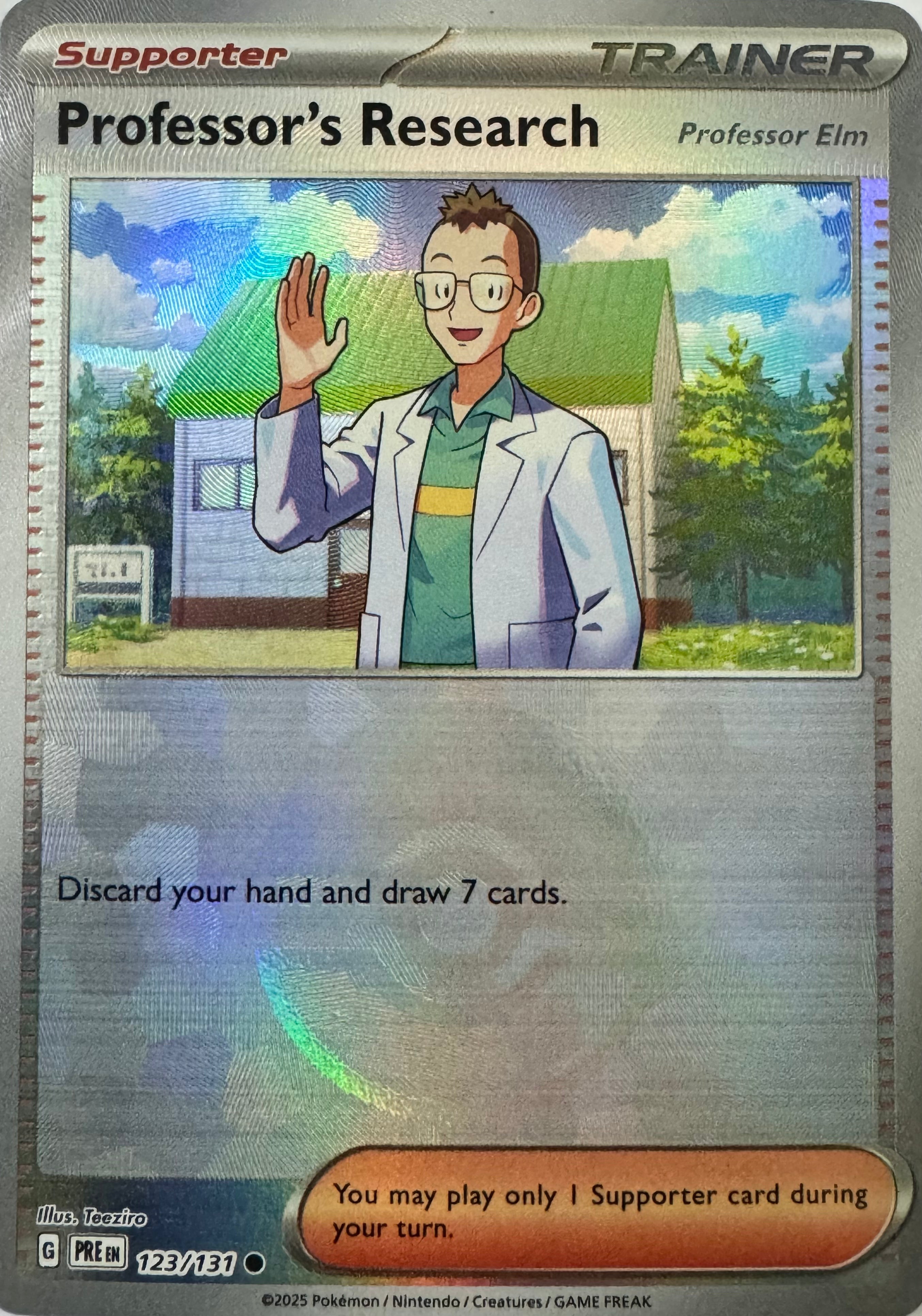 Pokemon Tcg Professor’s Research 123/131 (Poke Ball)