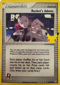 Pokemon Tcg Rocket's Admin 86/109 Holo (CLB)