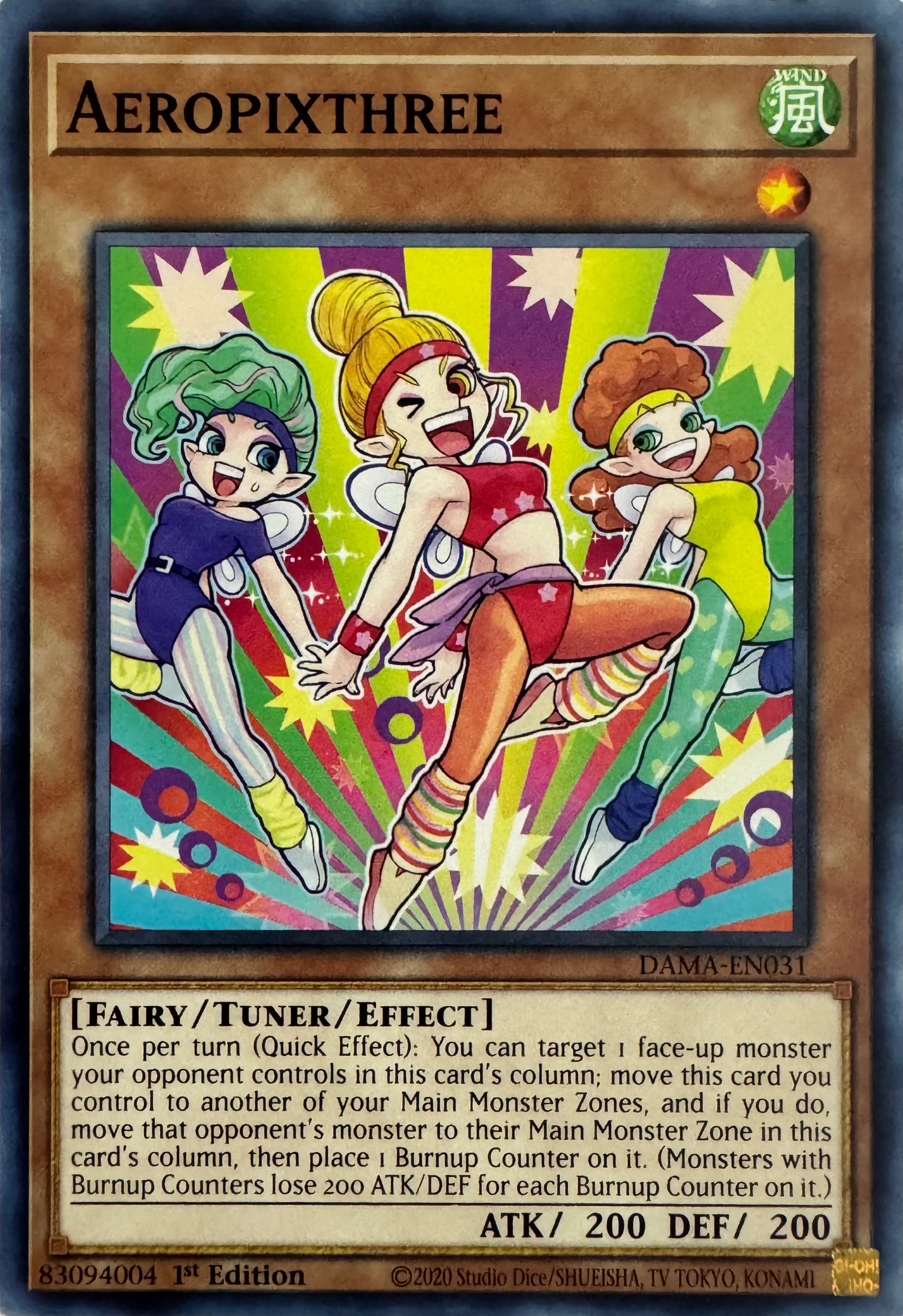 Yugioh! Aeropixthree Dama-en031 1st Edition
