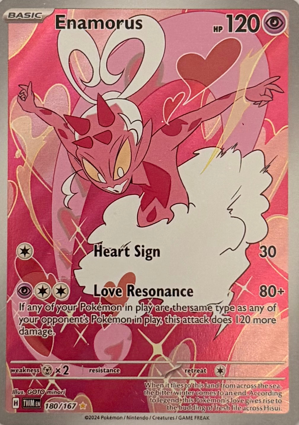 Pokemon Tcg Enamorus 180/167