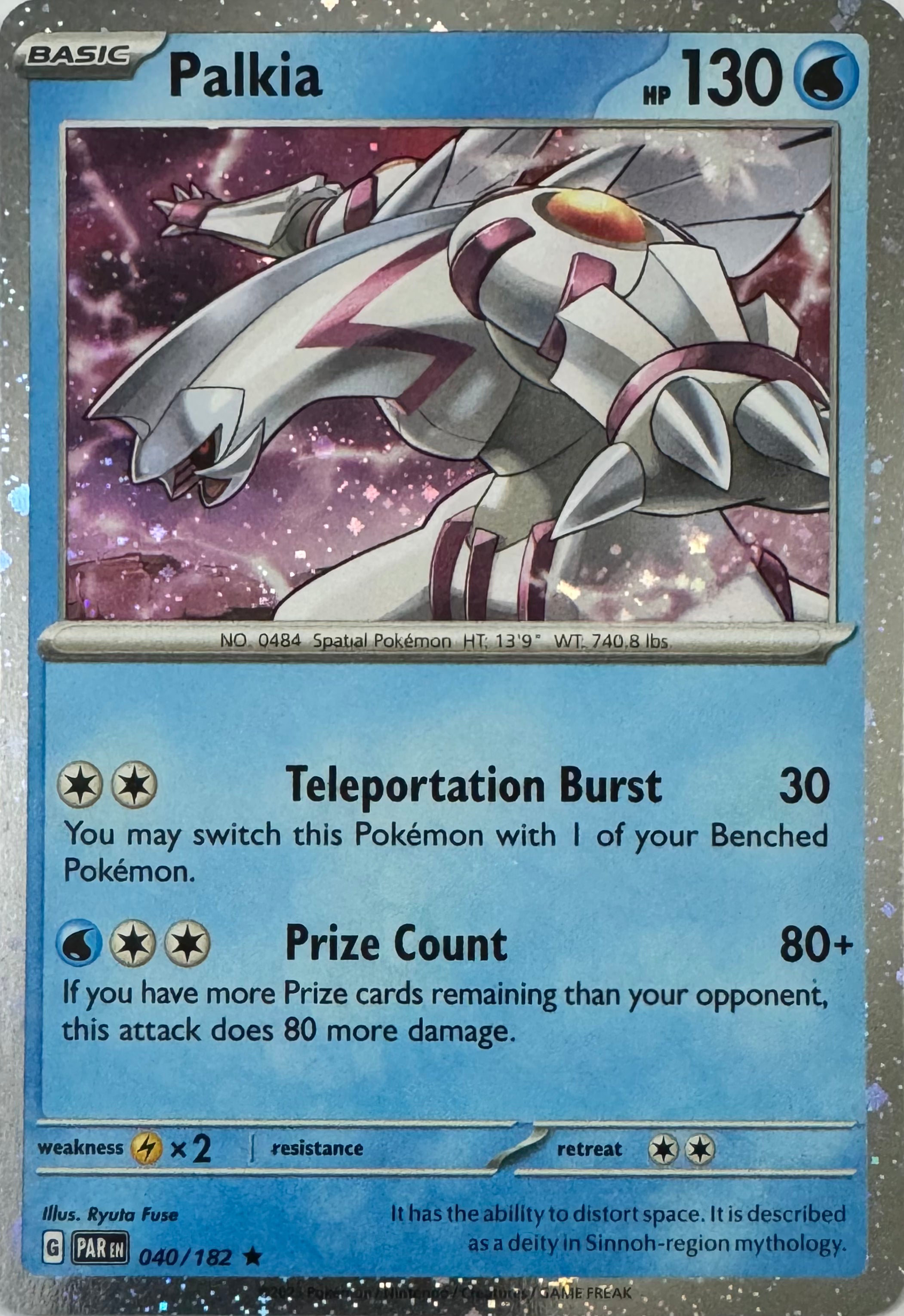 Pokemln Tcg Palkia 040/182 Holo
