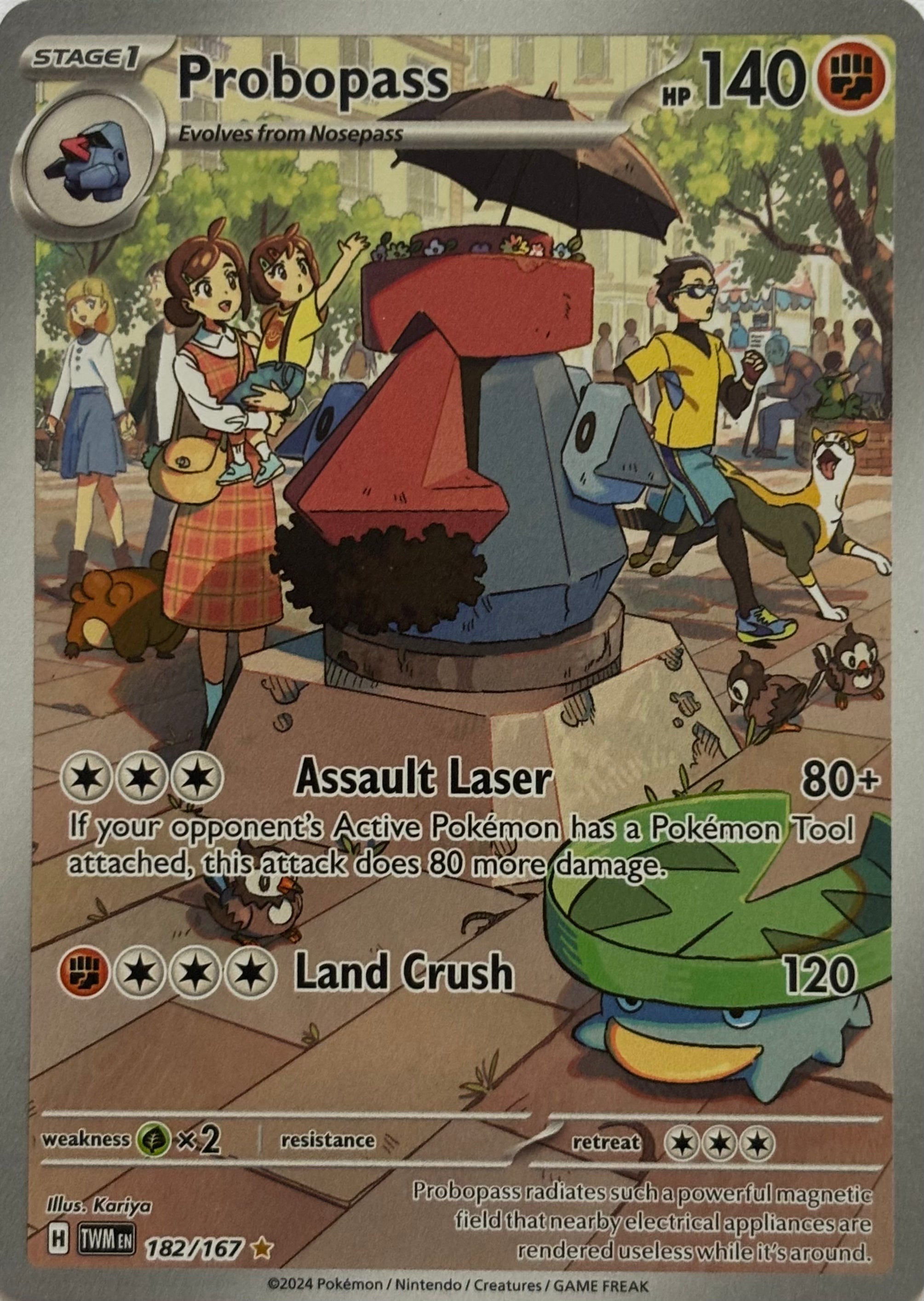Pokemon Tcg Probopass 182/167 Illustration Rare