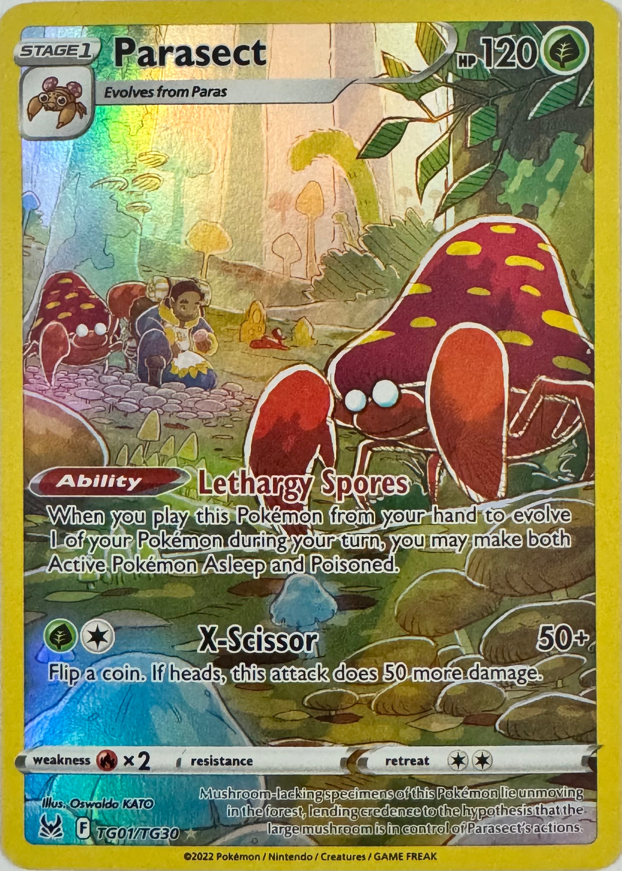 Pokemon Tcg Parasect Tg01/tg30