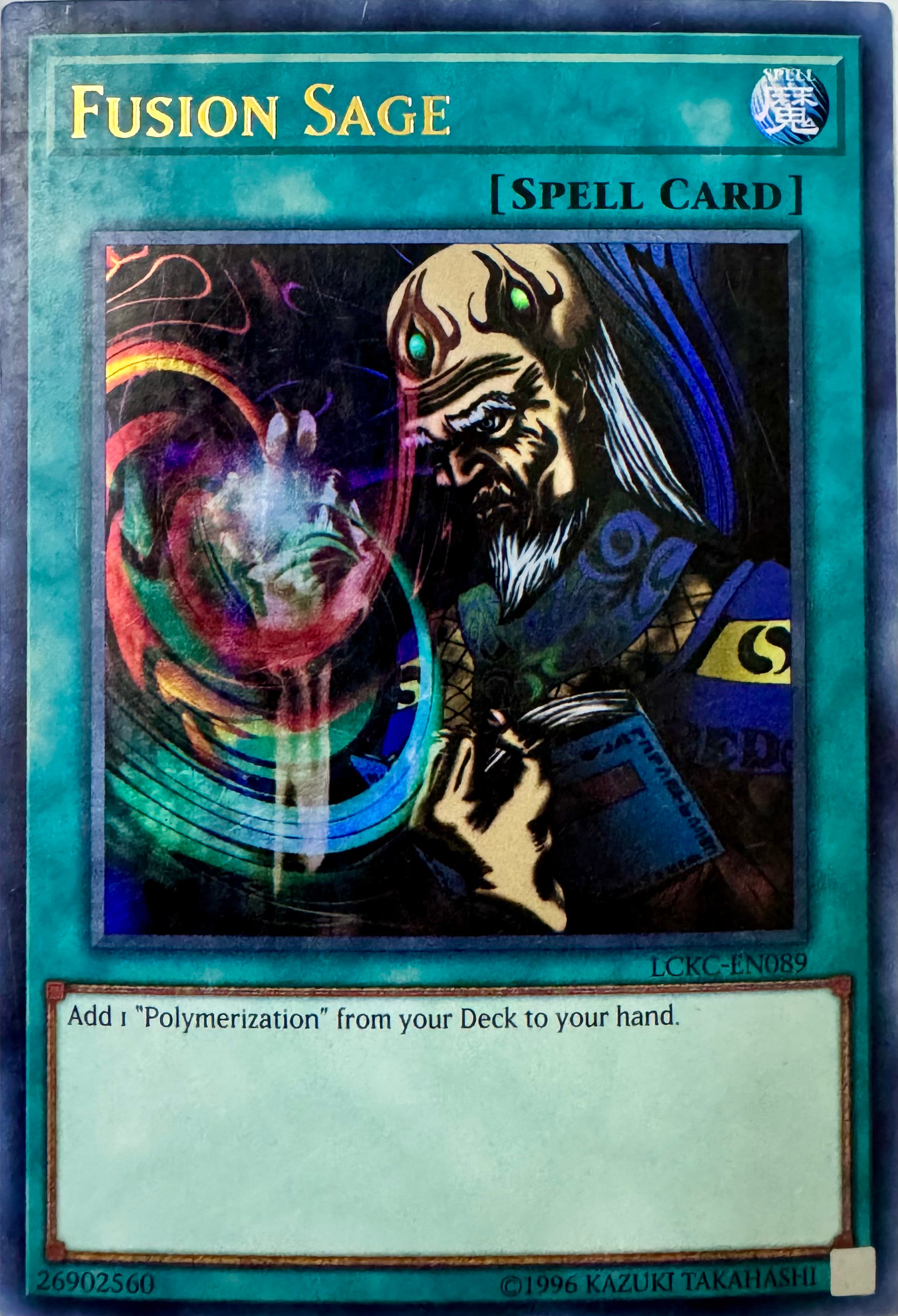 Yugioh! Fusion Sage Lck-en089 Ultra Rare