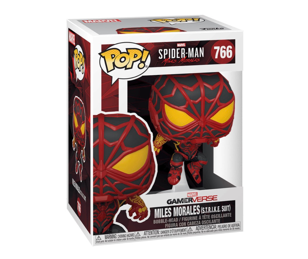 Funko Pop! Miles Morales (S.T.R.I.K.E Suit) #766