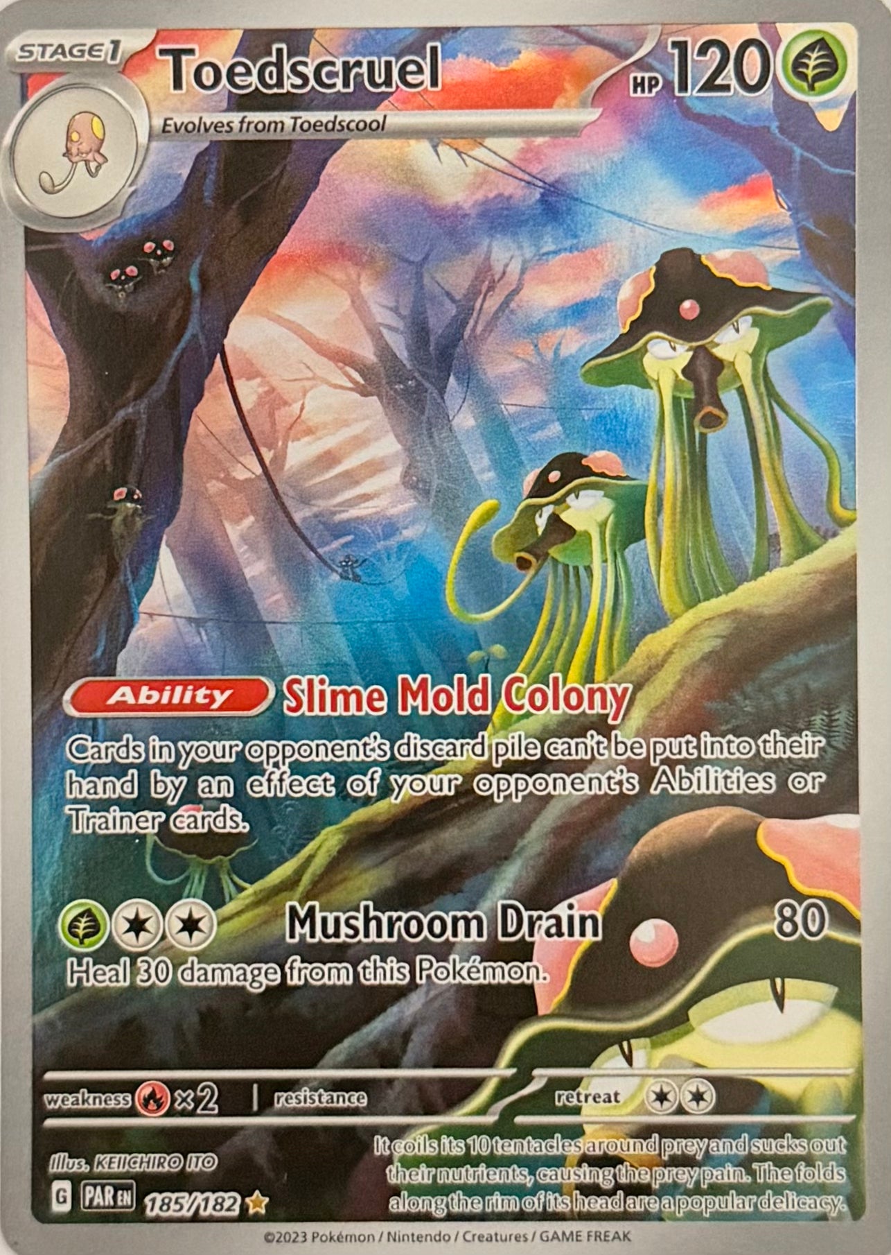 Pokemon Tcg Toedscruel 185/182