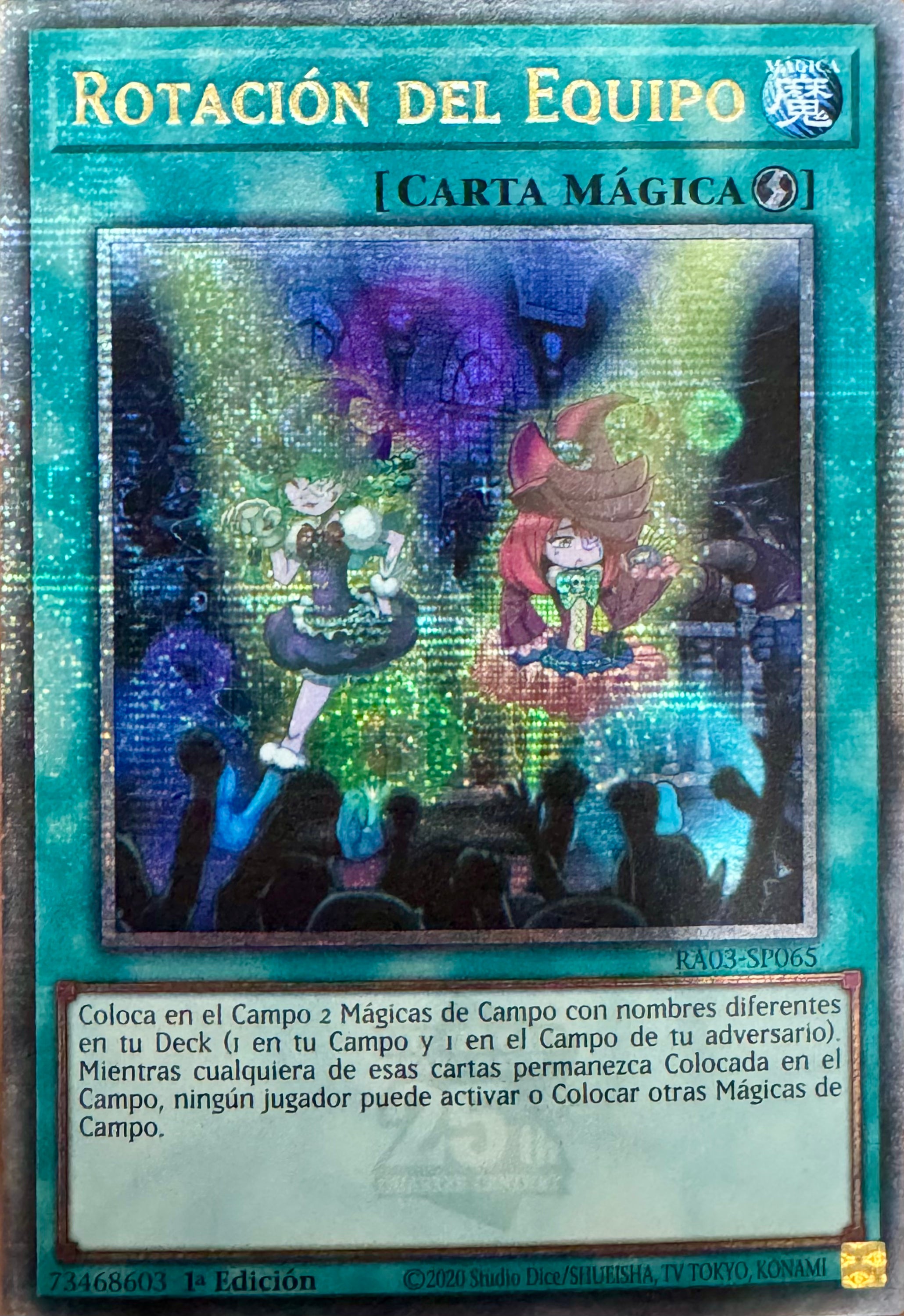 Yugioh! Rotación Del Equipo Ra03-sp065 Quarter Century