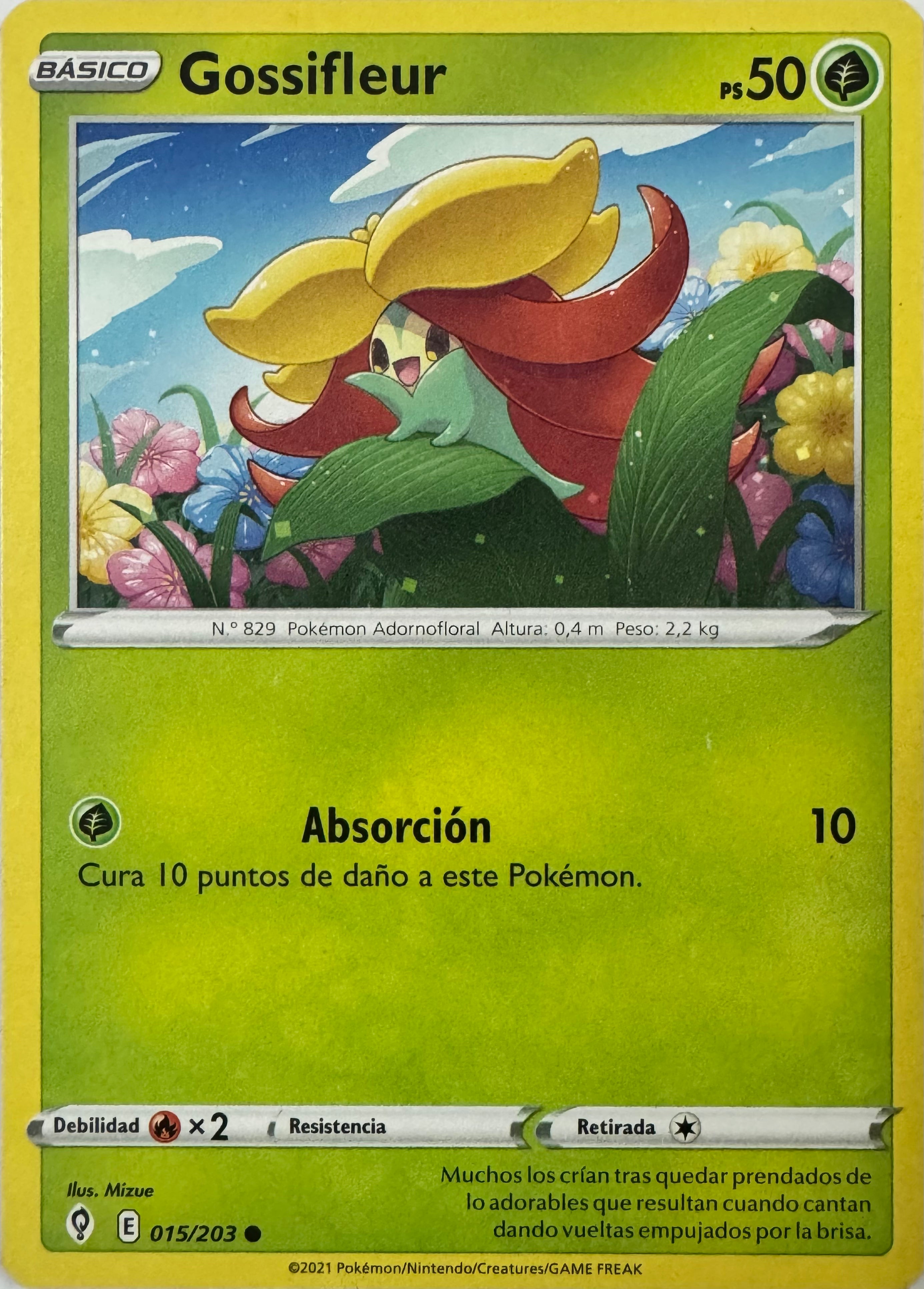 Pokemon Tcg Gossifleur 015/203 (Español)