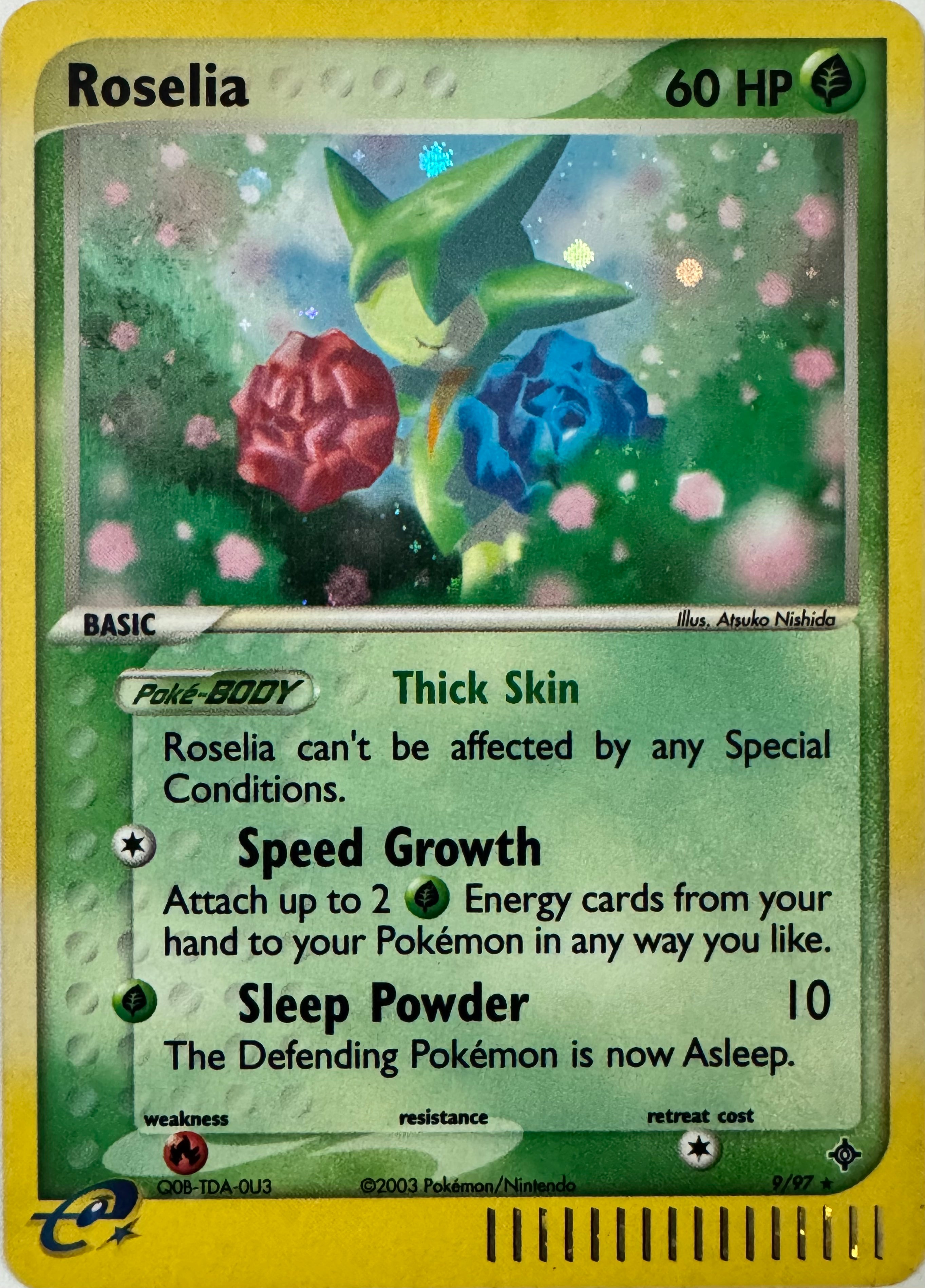 Pokemon Tcg Roselia 9/97 Holo
