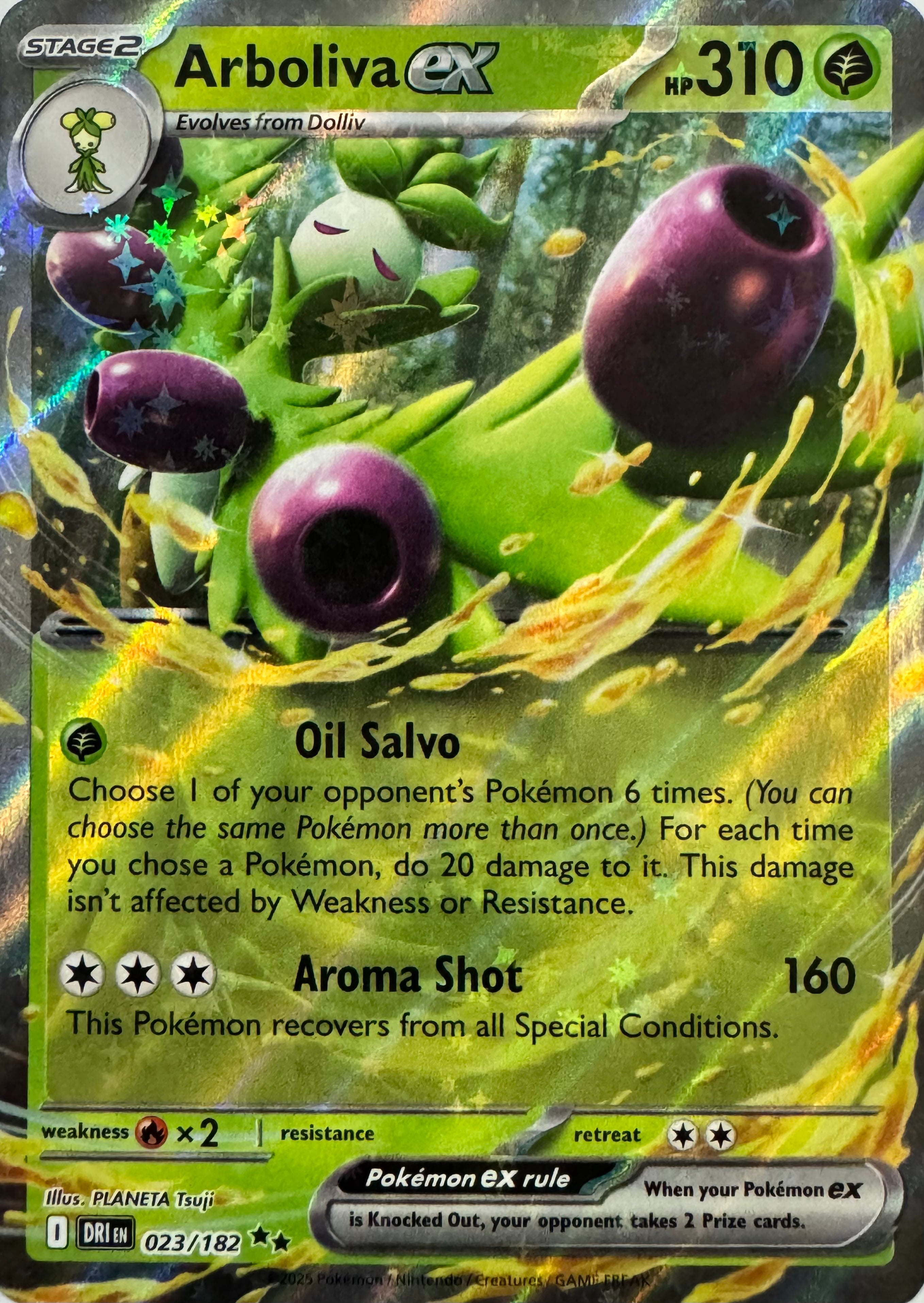 Pokemon Tcg Arboliva Ex 023/182