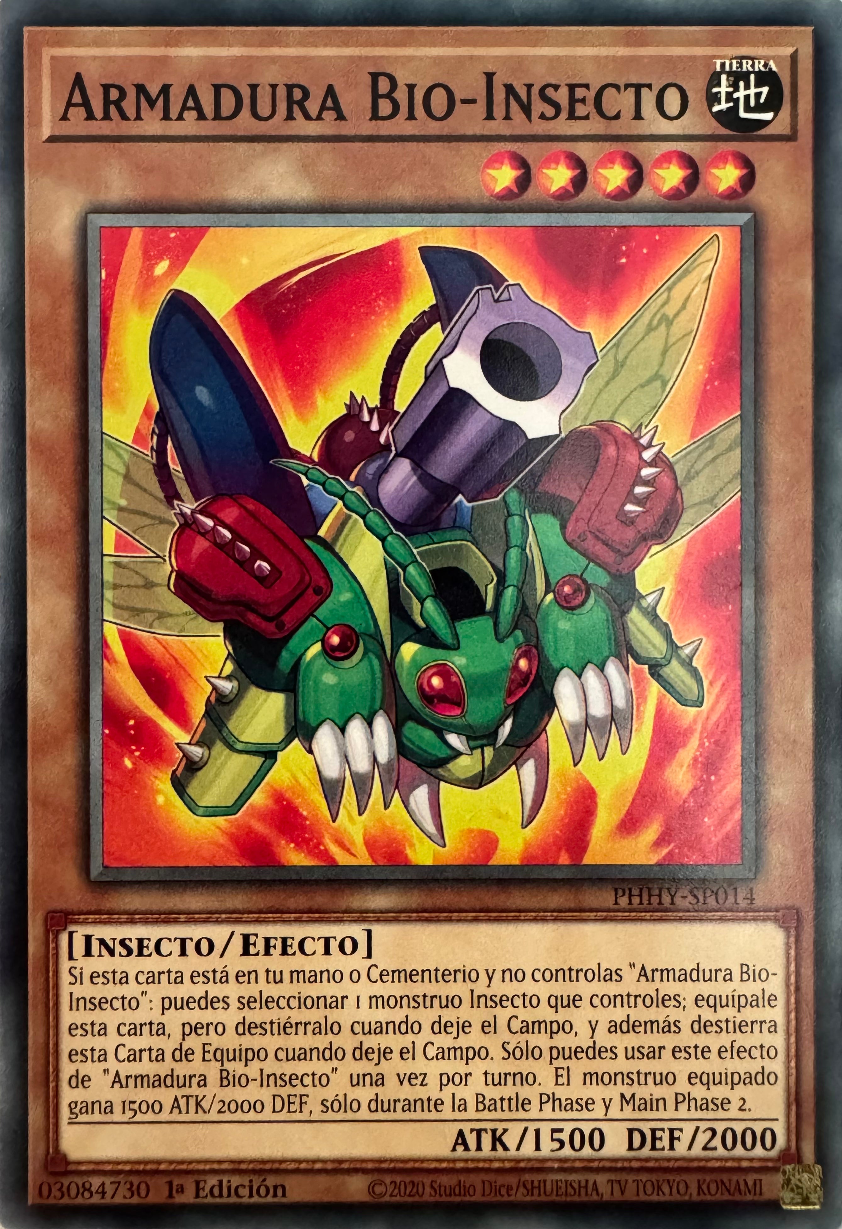 Yugioh! Armadura Bio-Insecto Phhy-sp014 1a Edición