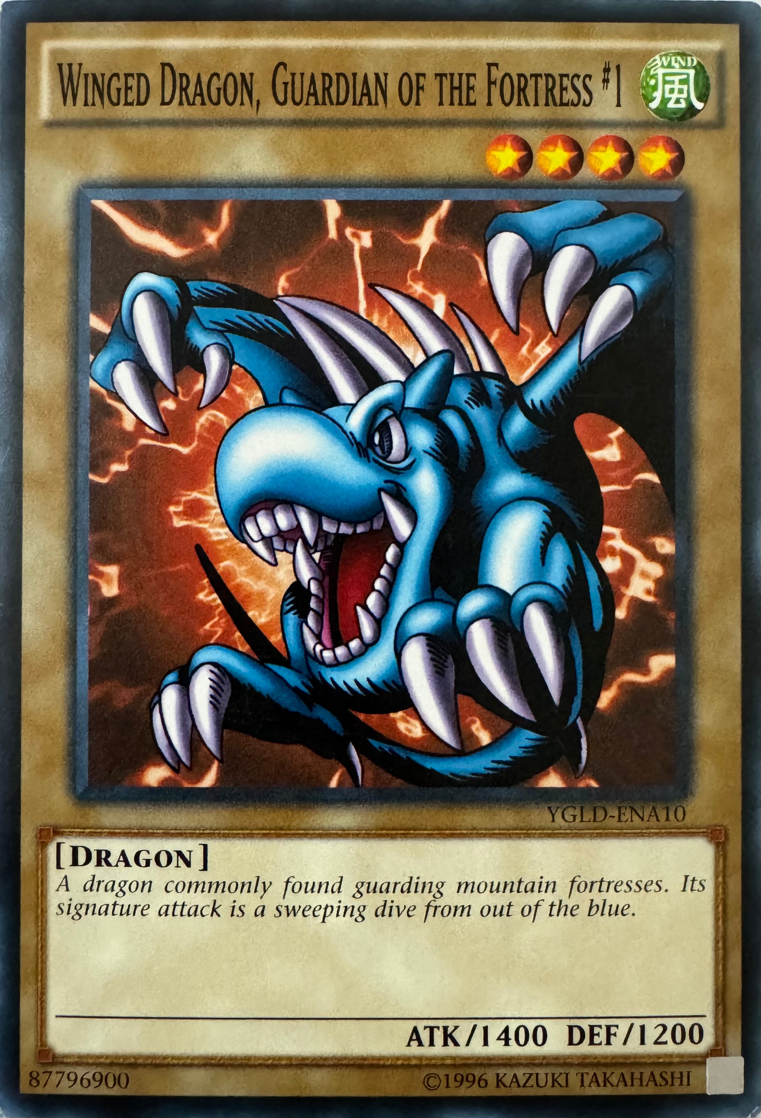 Yugioh! Winged Dragon, Guardian Of The Fortress #1 Ygld-ena10