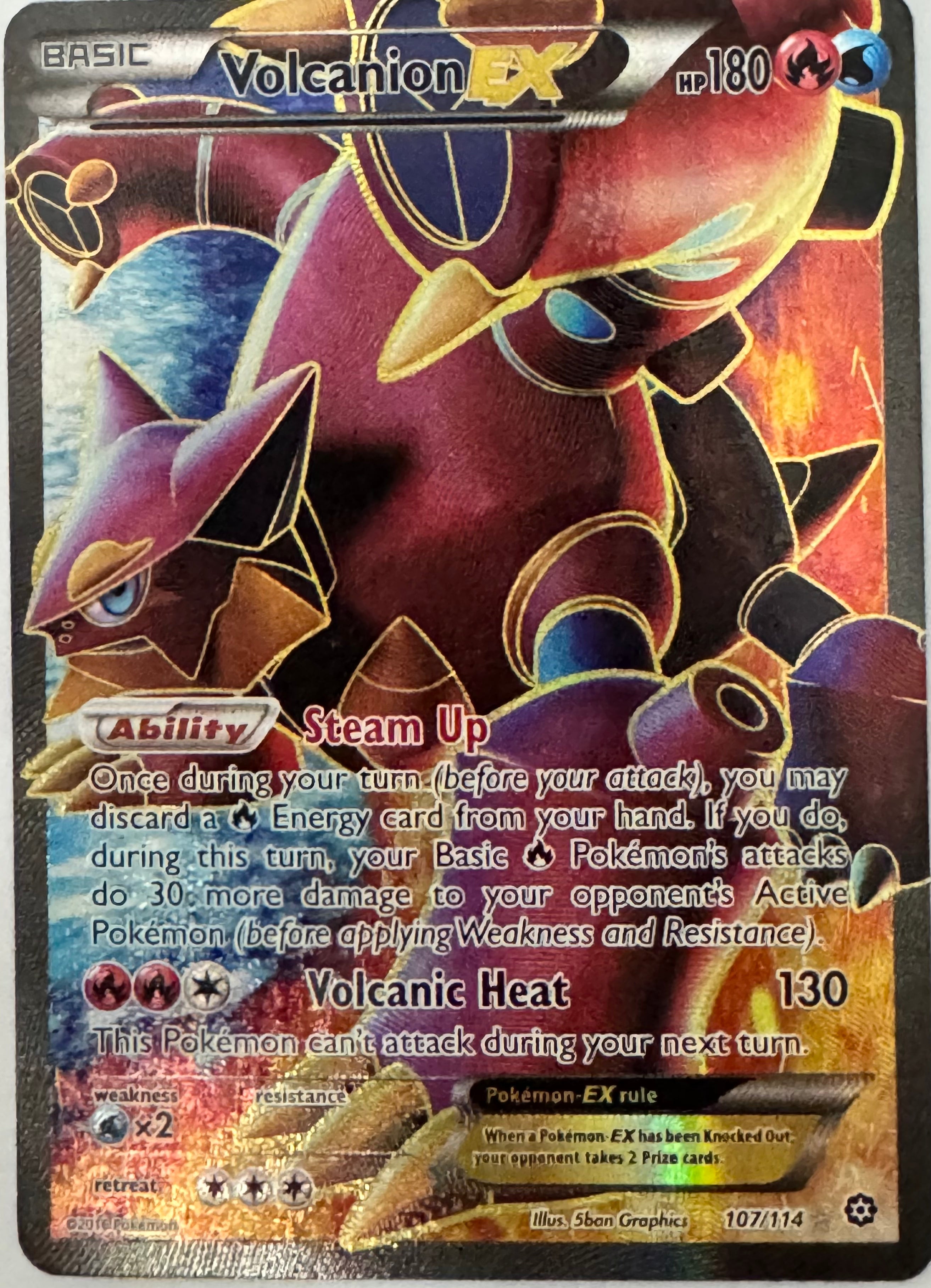 Pokemon Tcg Volcanion EX 107/114