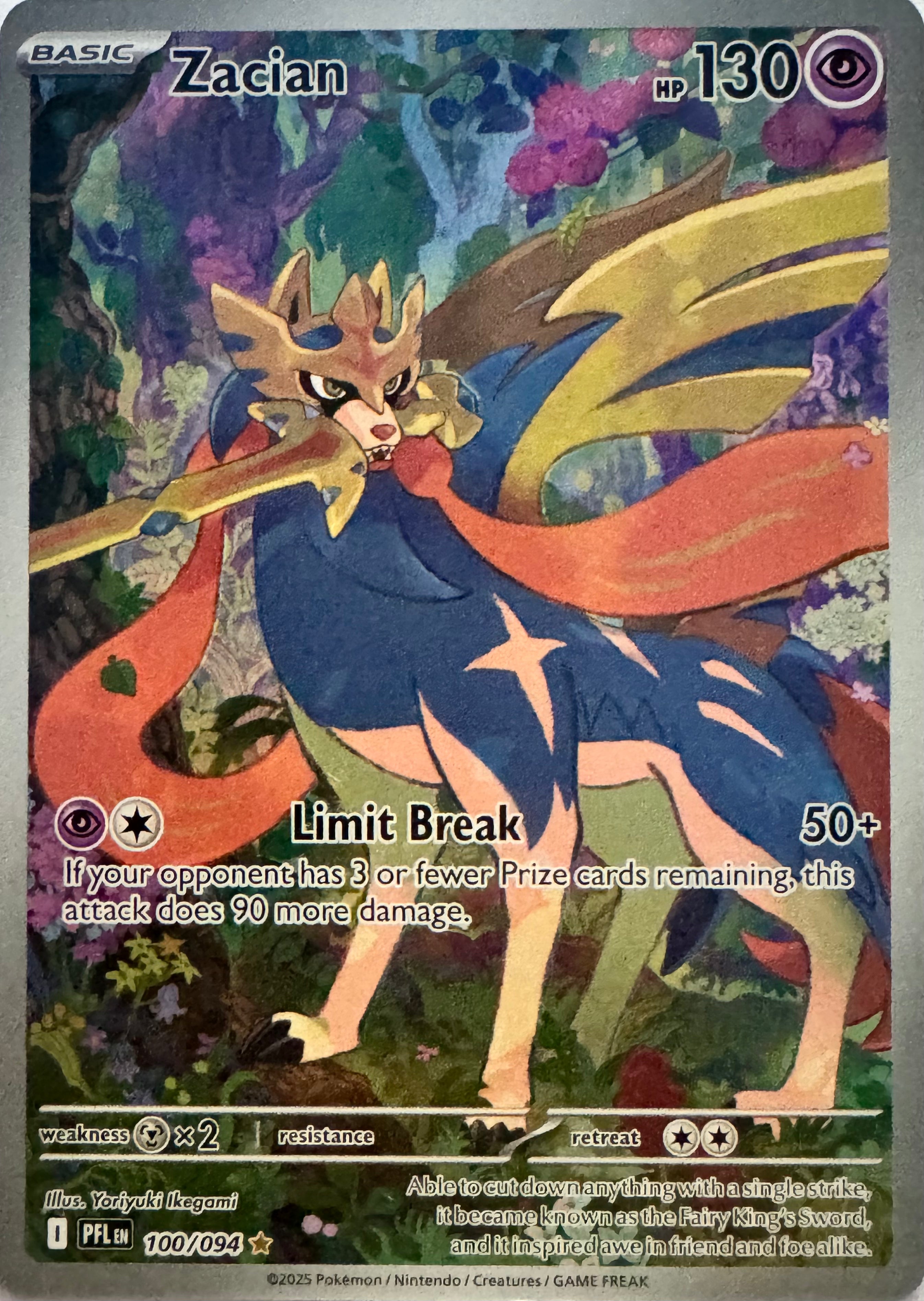 Pokemon Tcg Zacian 100/094