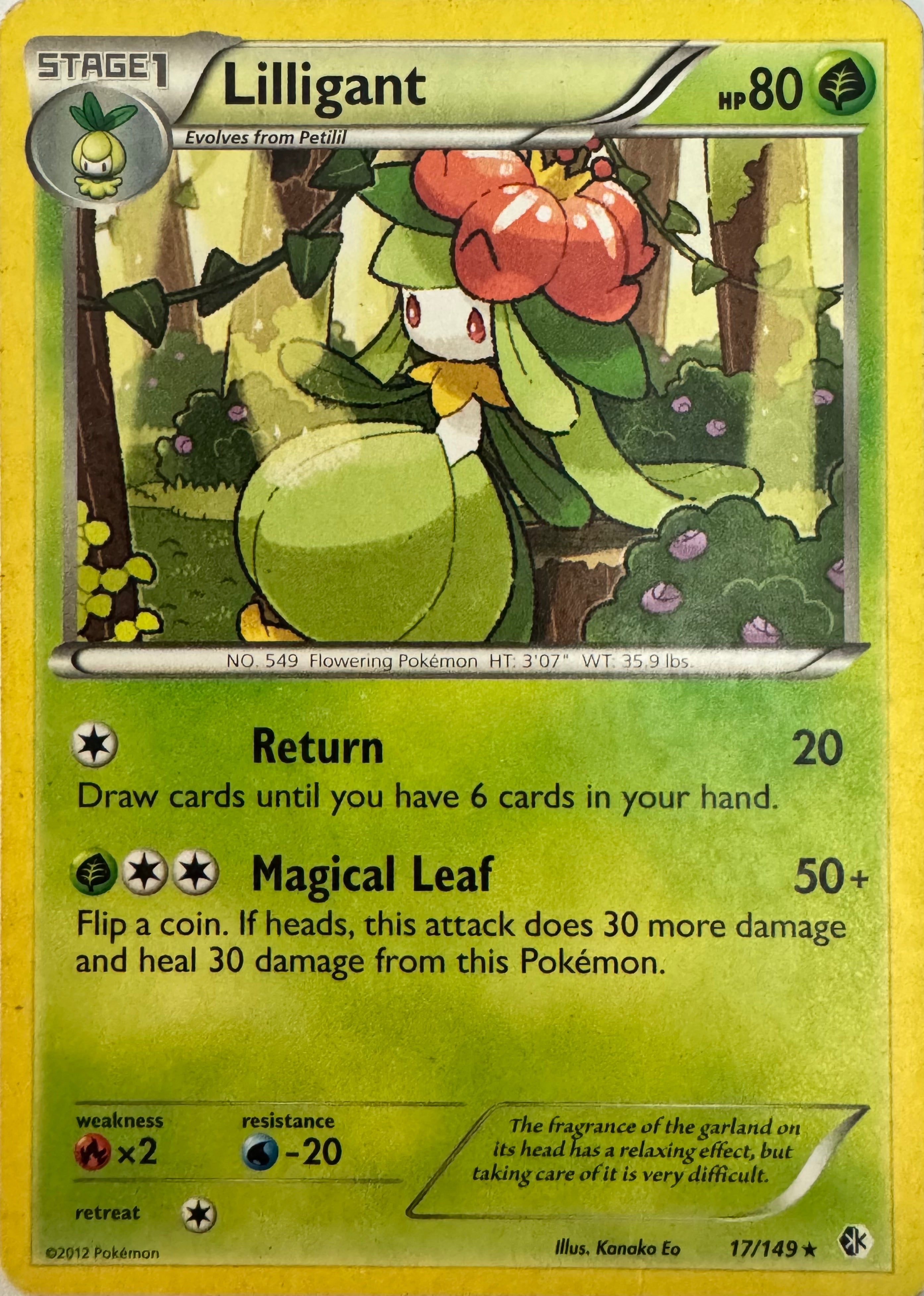 Pokemon Tcg Lilligant 17/149