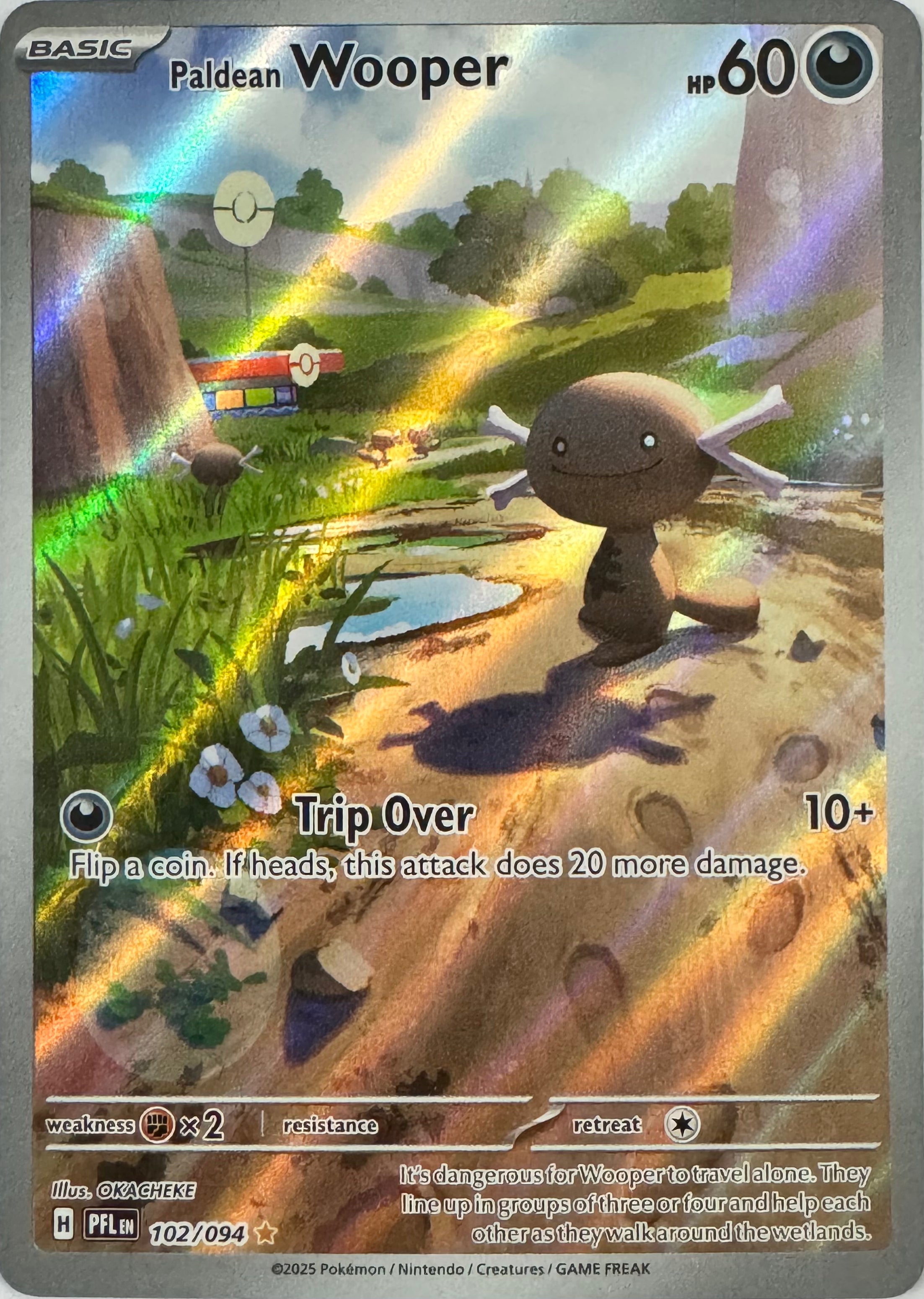Pokemon Tcg Paldean Wooper 102/094