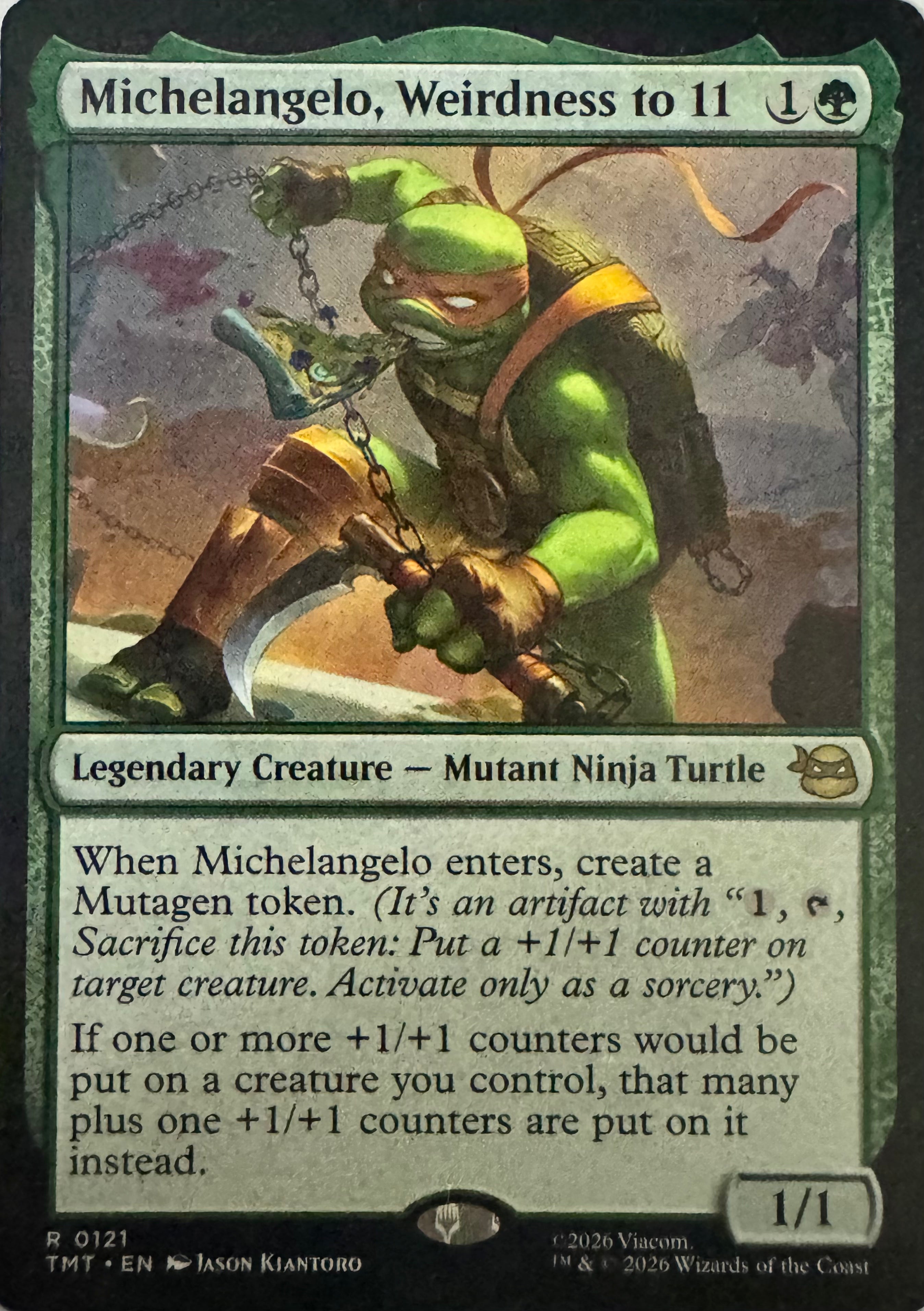 Magic Michelangelo, Weirdness To 11 0121 Rare
