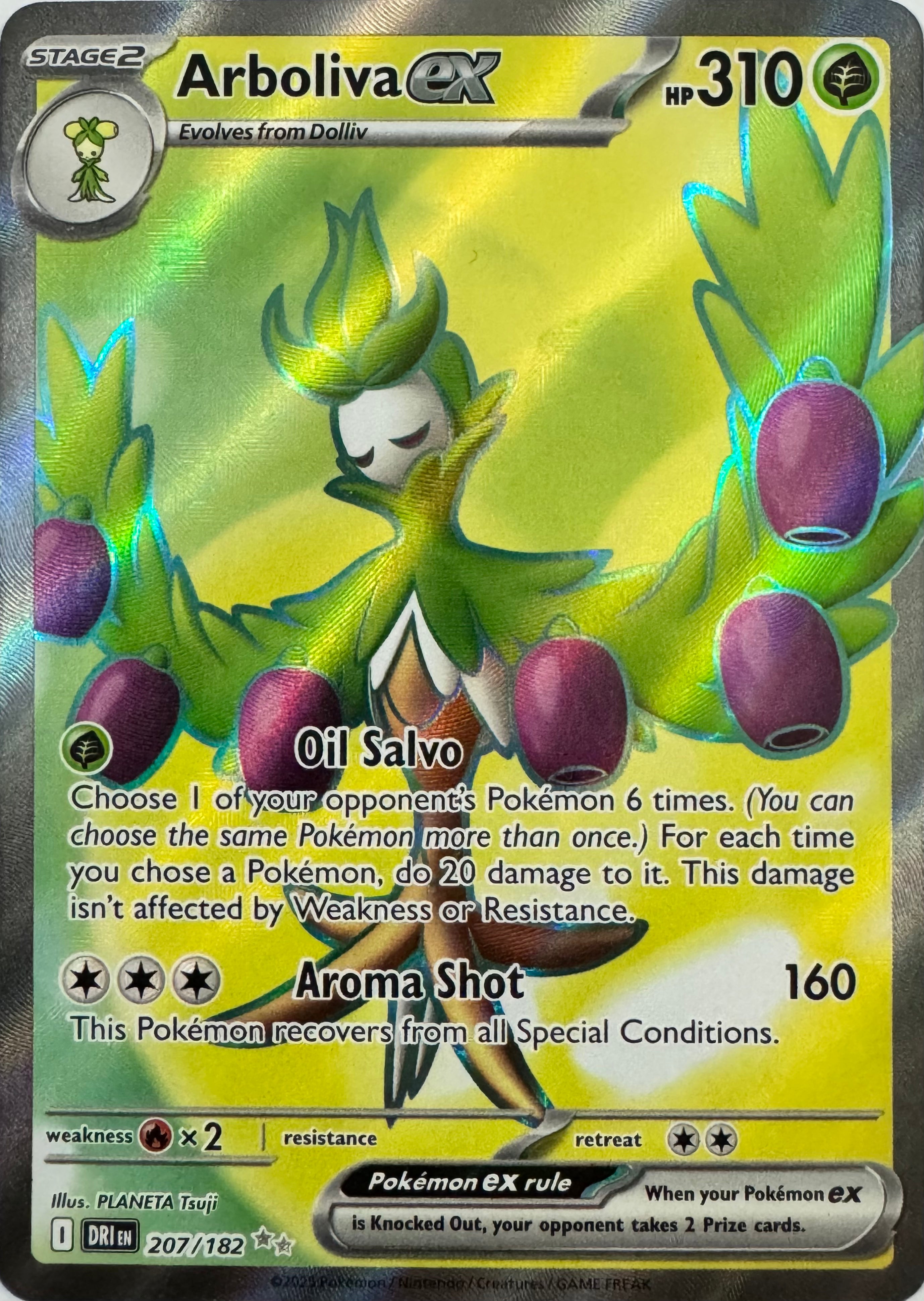 Pokemon Tcg Arboliva Ex 207/182
