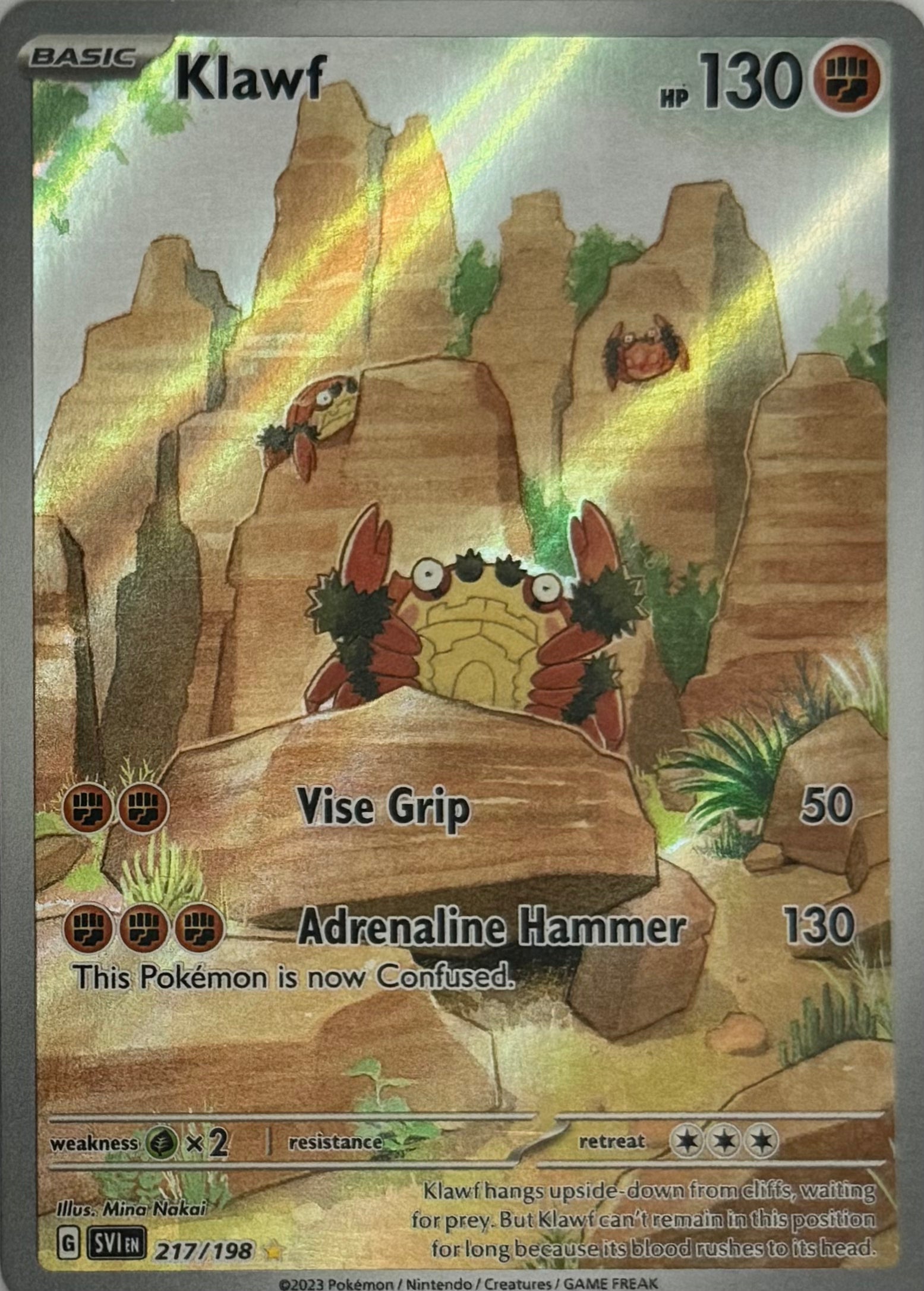 Pokemon Tcg Klawf 217/198