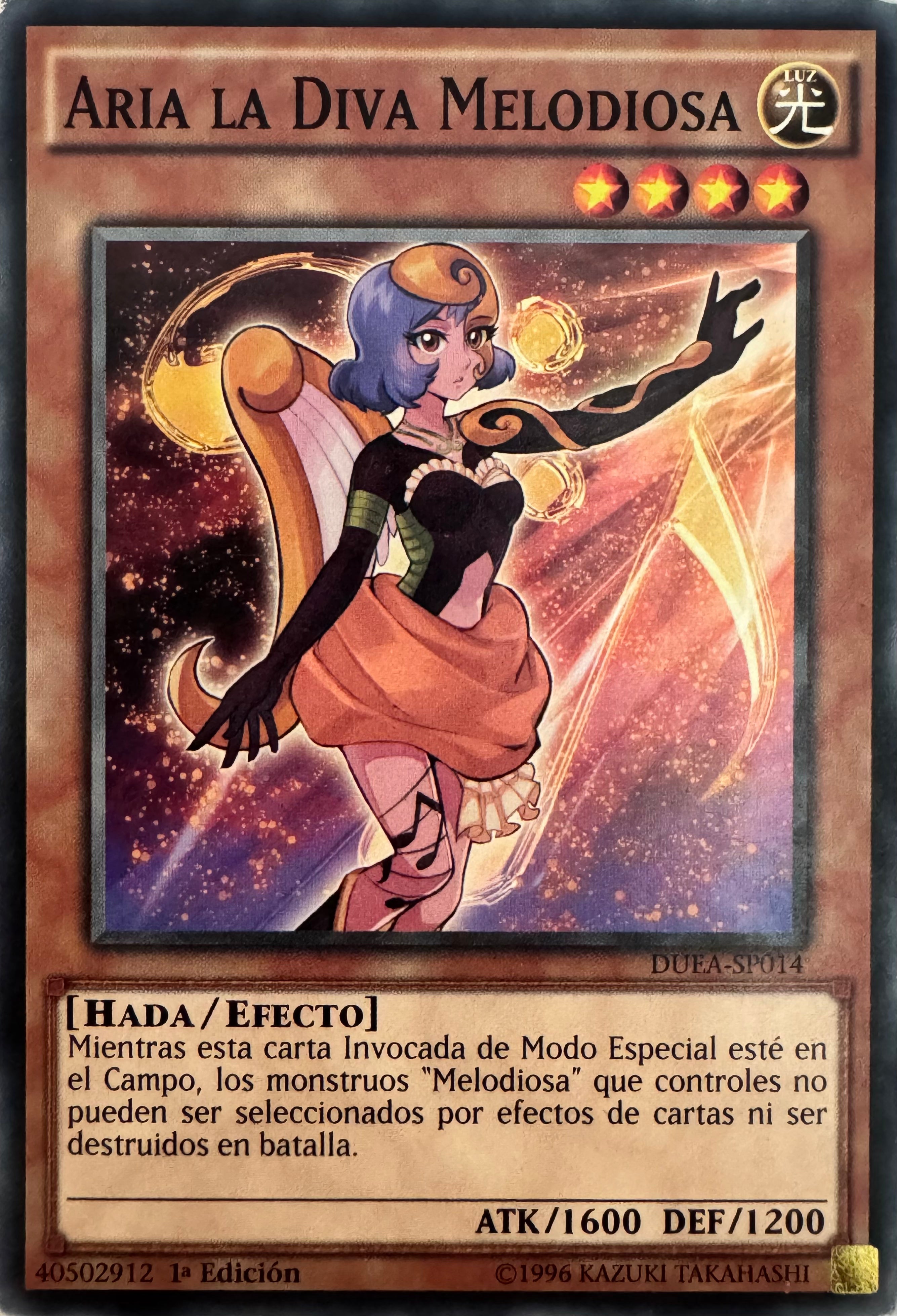 Yugioh! Aria La Diva Melodiosa Duea-sp014 1a Edición