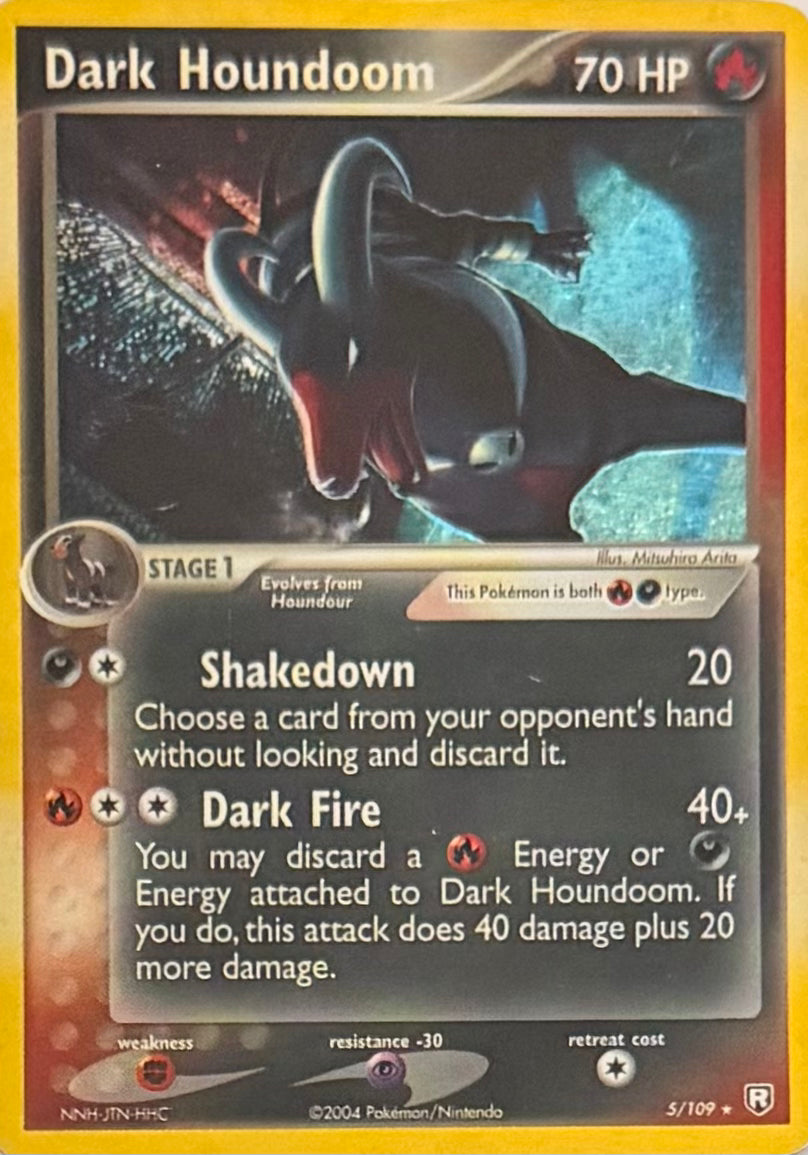 Pokemon Tcg Dark Houndoom 5/109