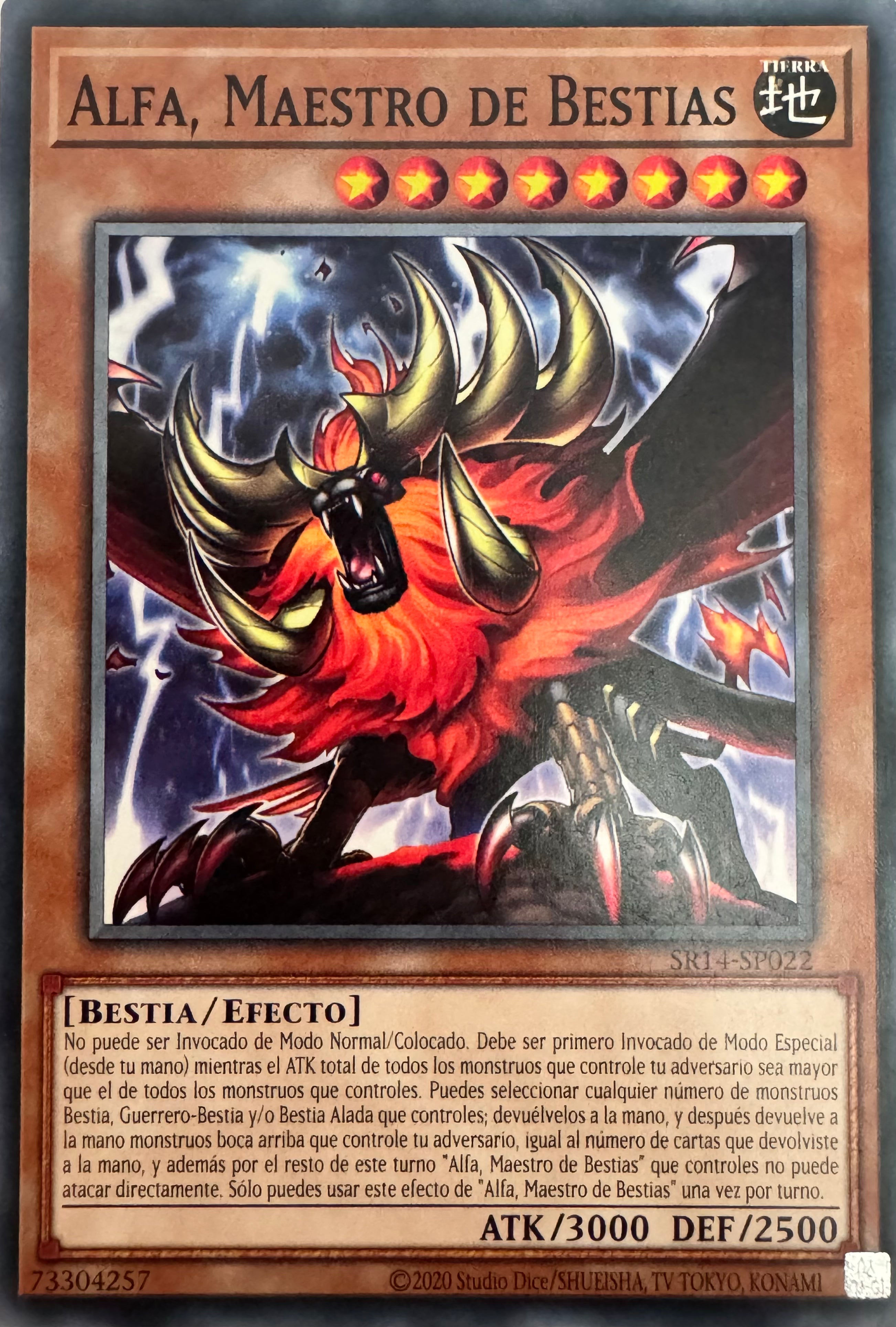 Yugioh! Alfa, Maestro De Bestias Sr14-sp022