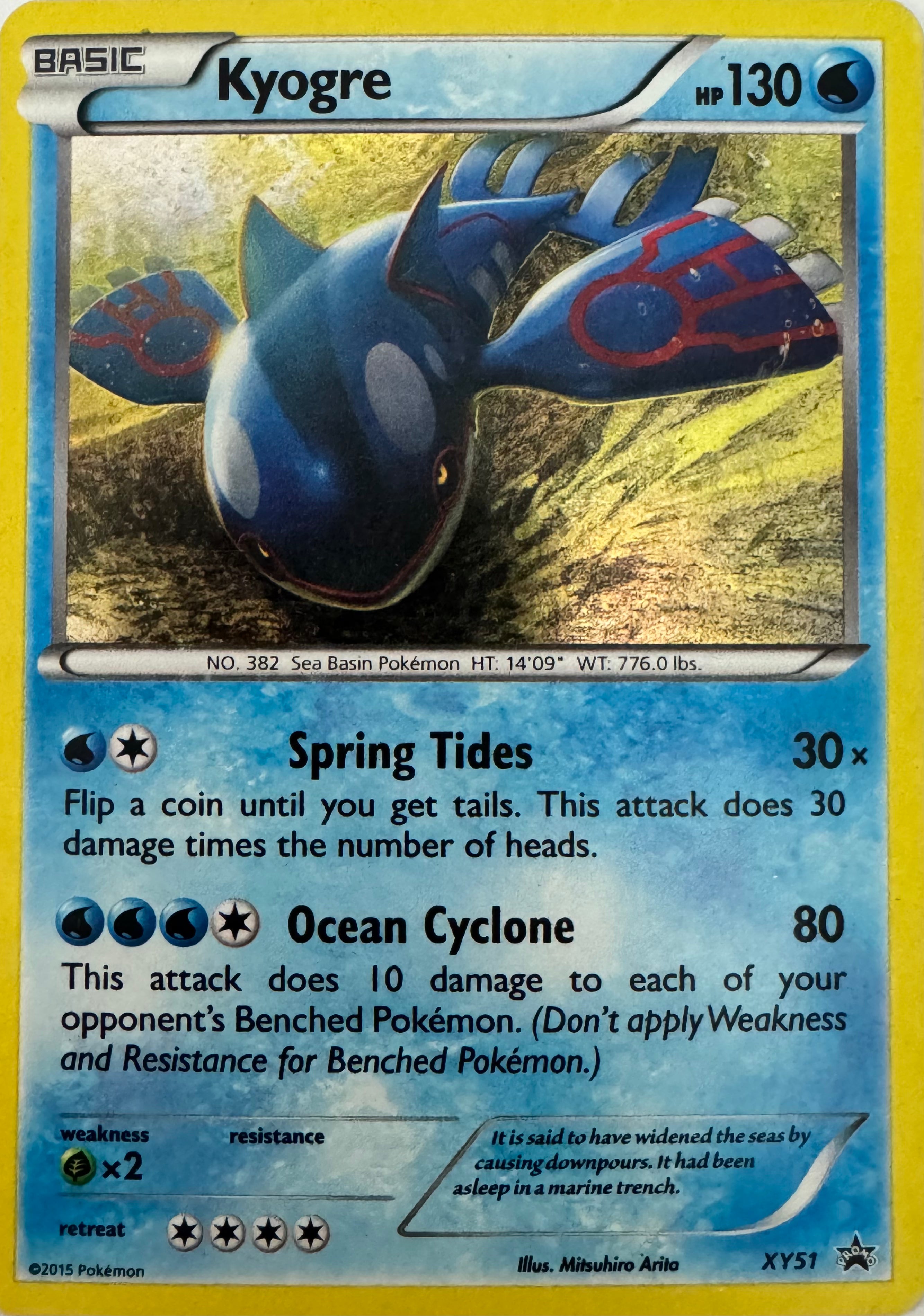 Pokemon Tcg Kyogre Xy51 Holo