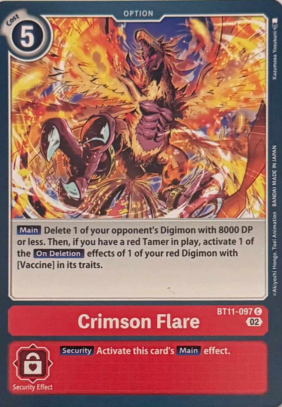 Digimon Tcg Crimson Flare BT11-097