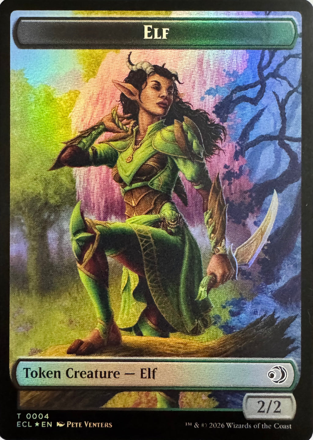 Magic Token Creature - Kithkin // Elf 0007 Foil