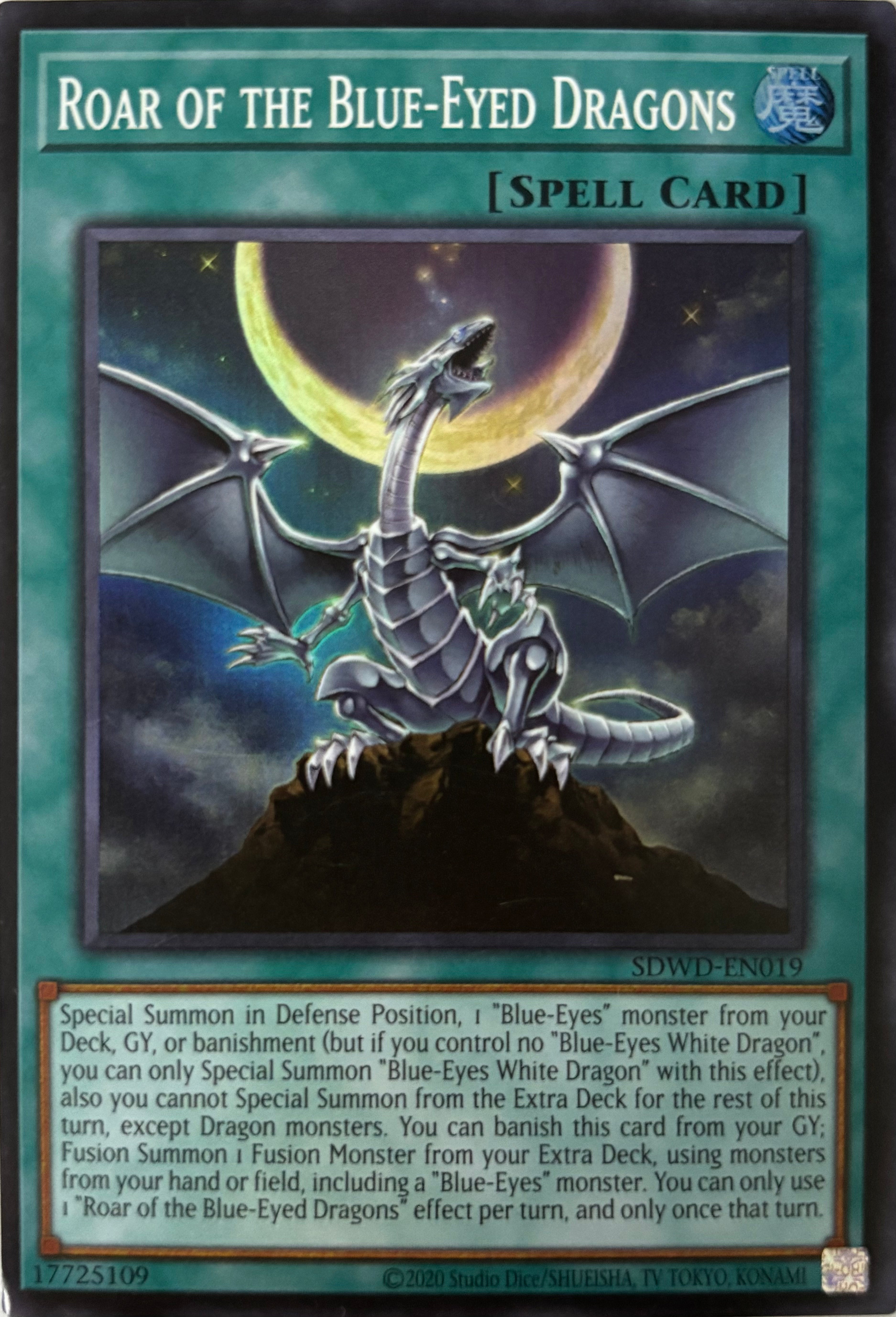 Yugioh! Roar Of The Blue-Eyed Dragons Sdwd-en019 Super Rare