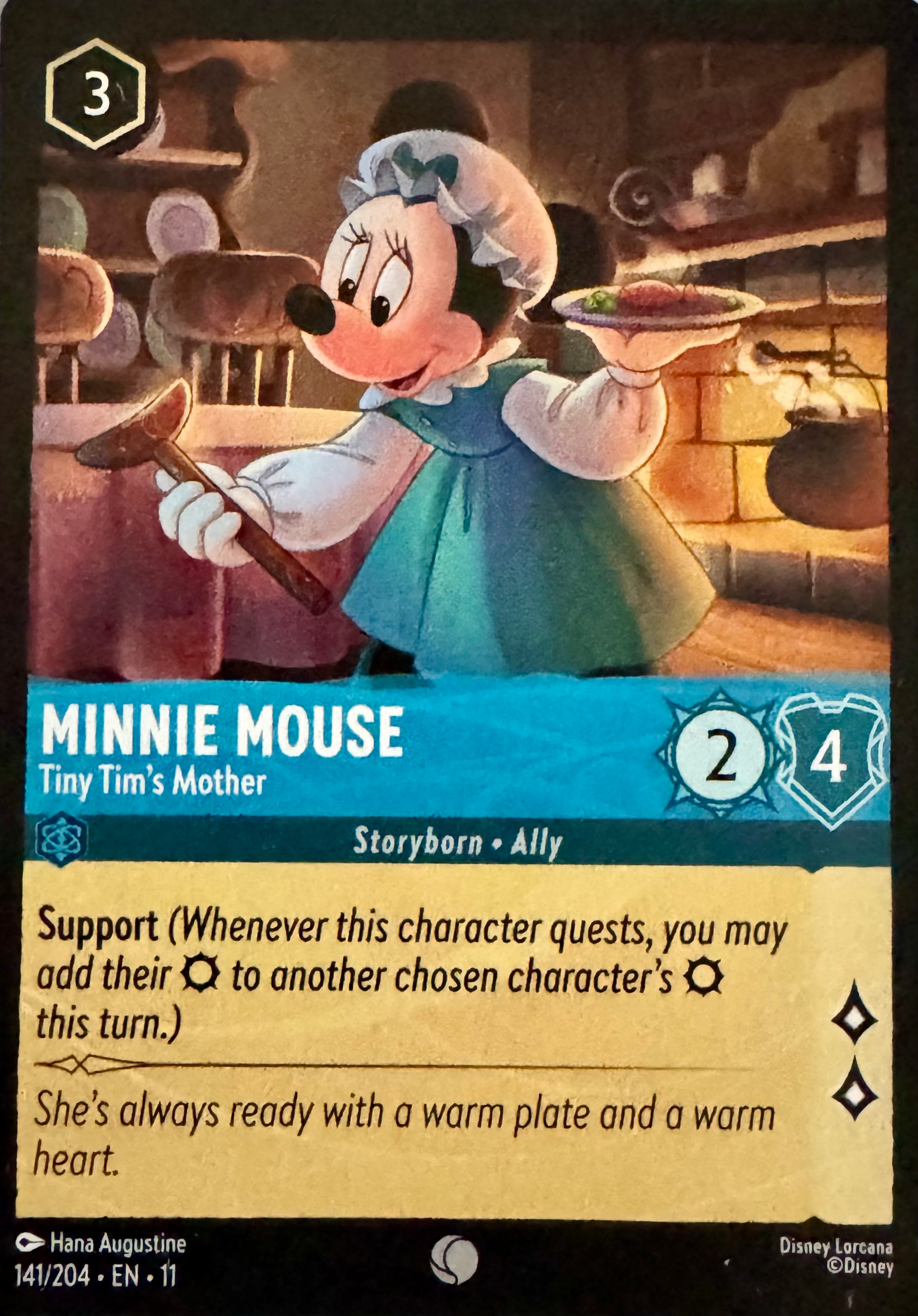 Disney Lorcana Minnie Mouse 141/204