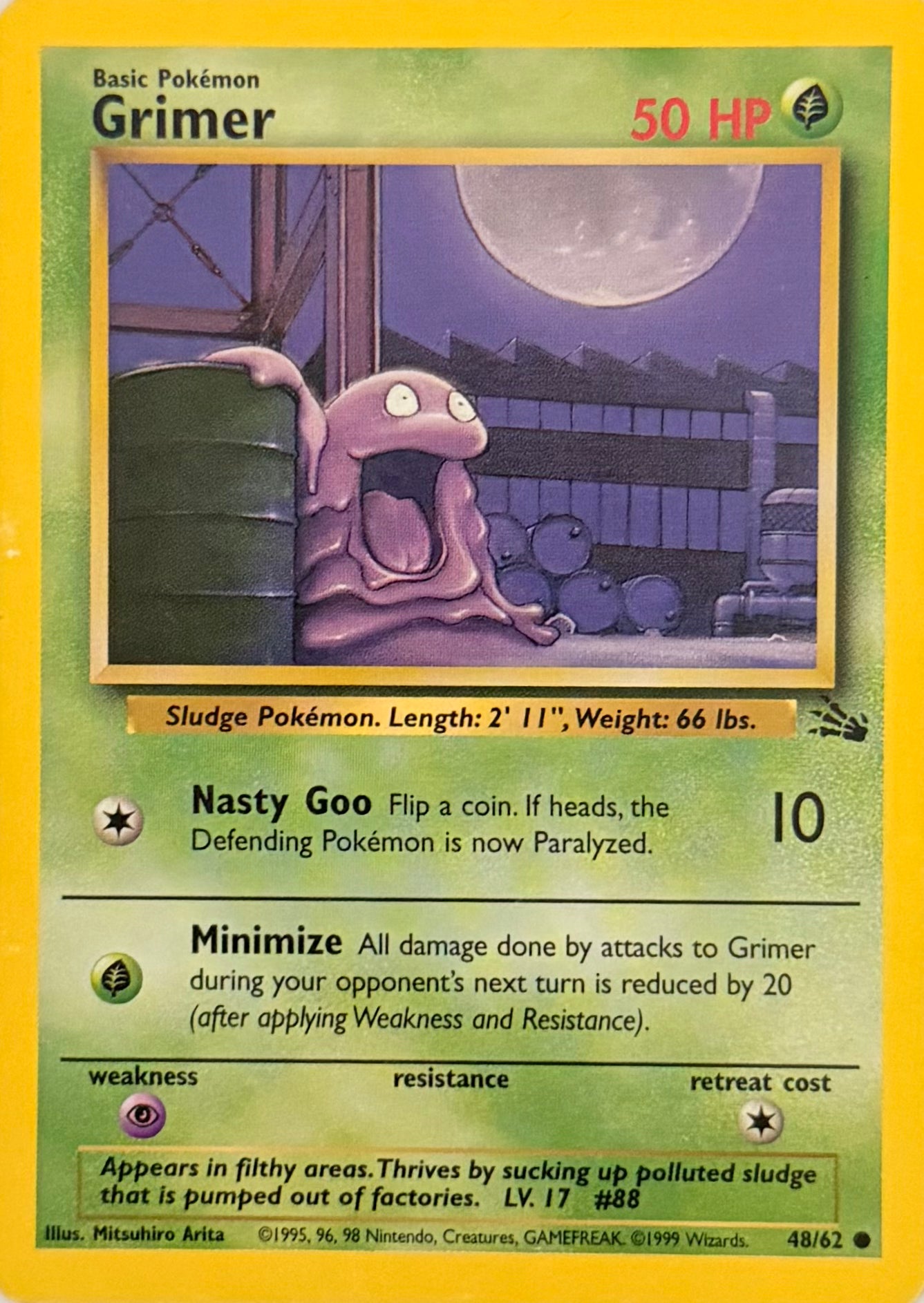 Pokemon Tcg Grimer 48/62