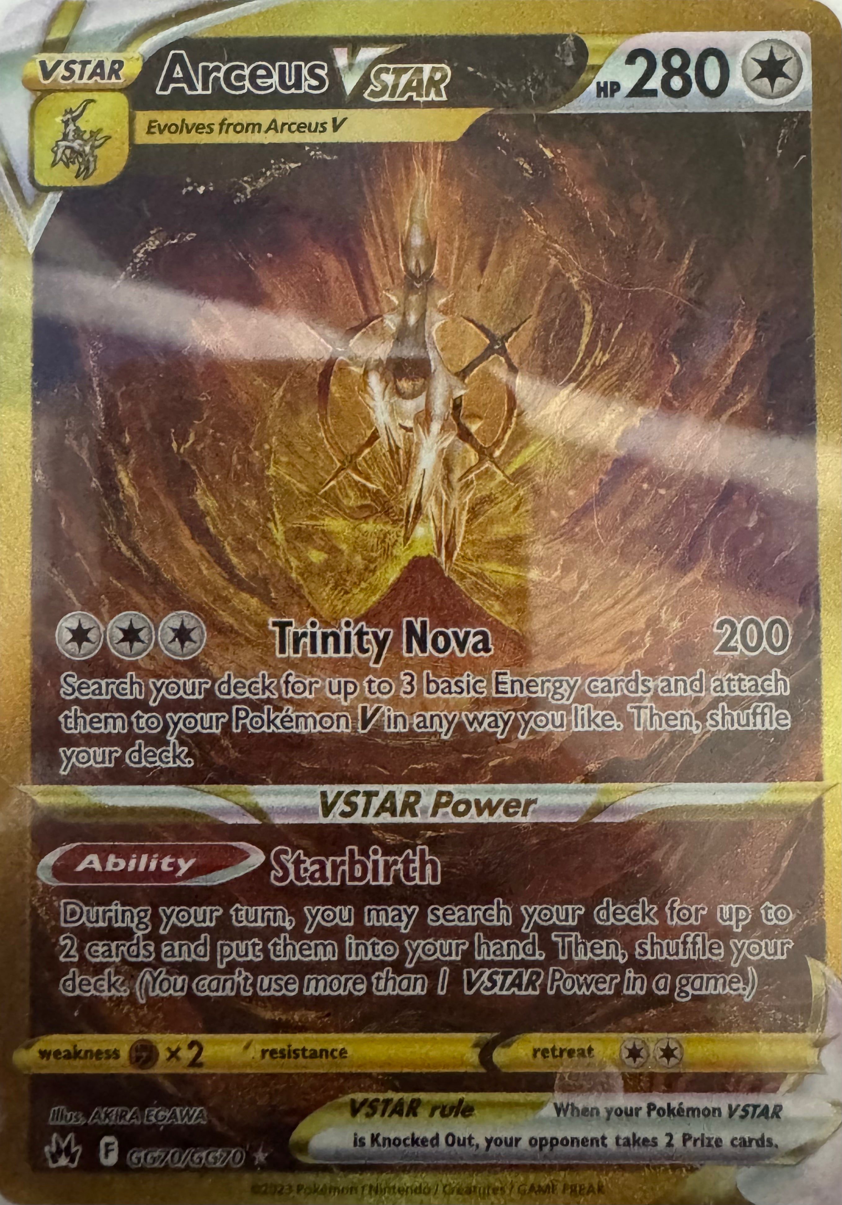 Pokemon Tcg Arceus Vstar Gg70/gg70